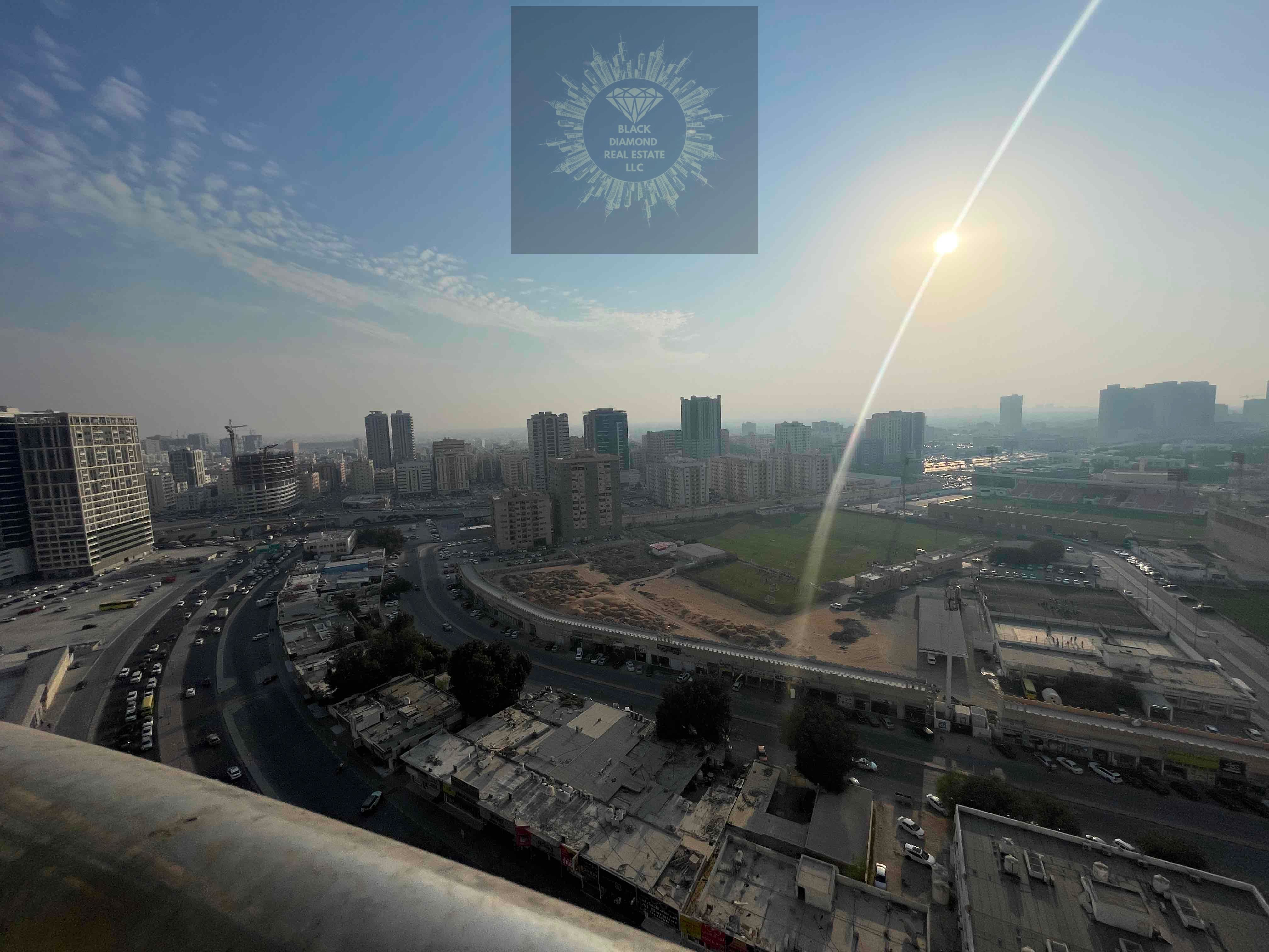 2 Bedroom and Hall very well maintained open view with Parking in Horizon Towers