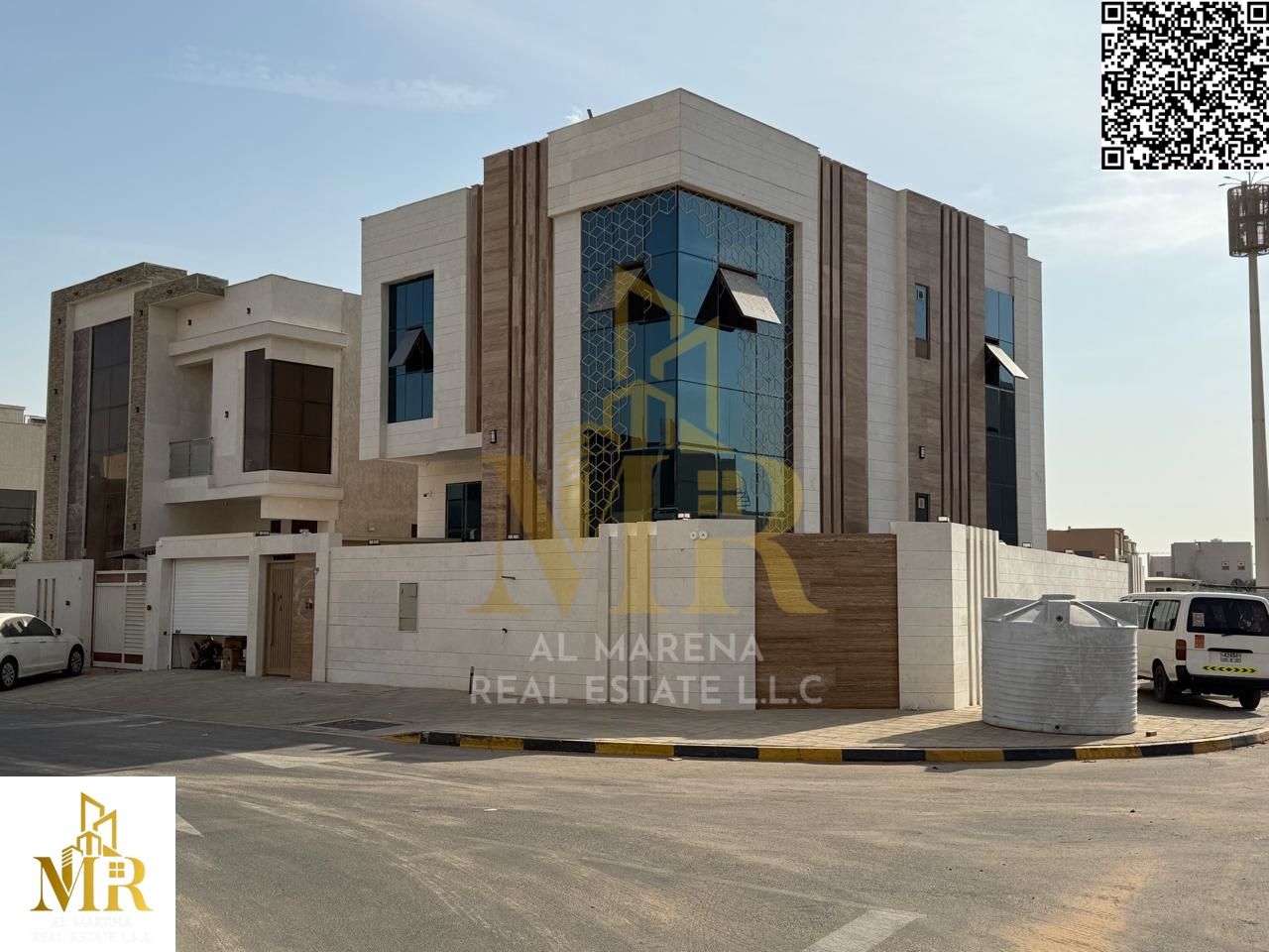 A luxurious super deluxe villa for sale in Al Zahia, Ajman, at an all-inclusive price. Located in the prestigious and tranquil Al Zahia area, close to