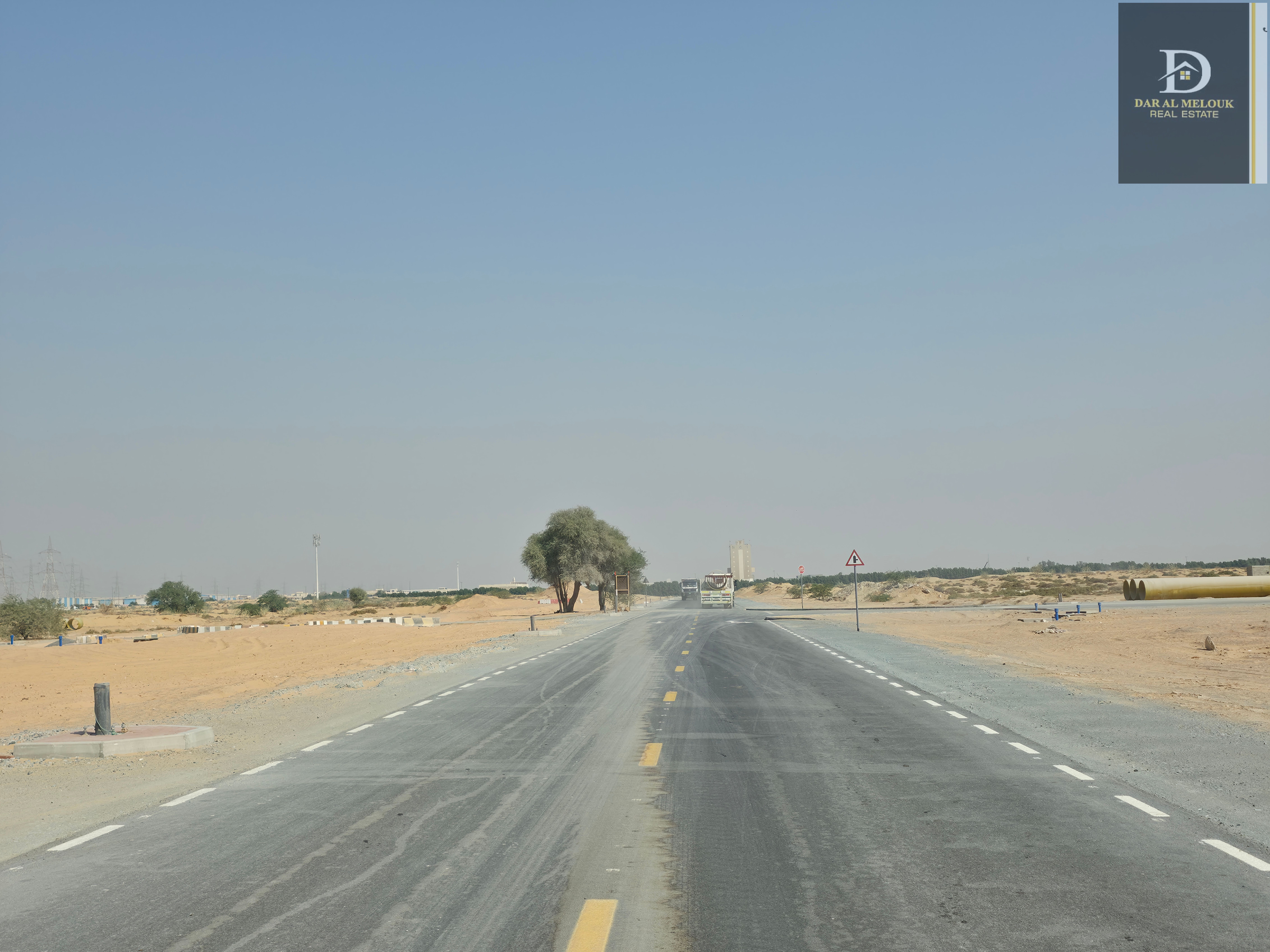 Exceptional opportunity in Al Malha… Corner plot on two streets near Airport Road and Khor Fakkan, with increasing demand in the area