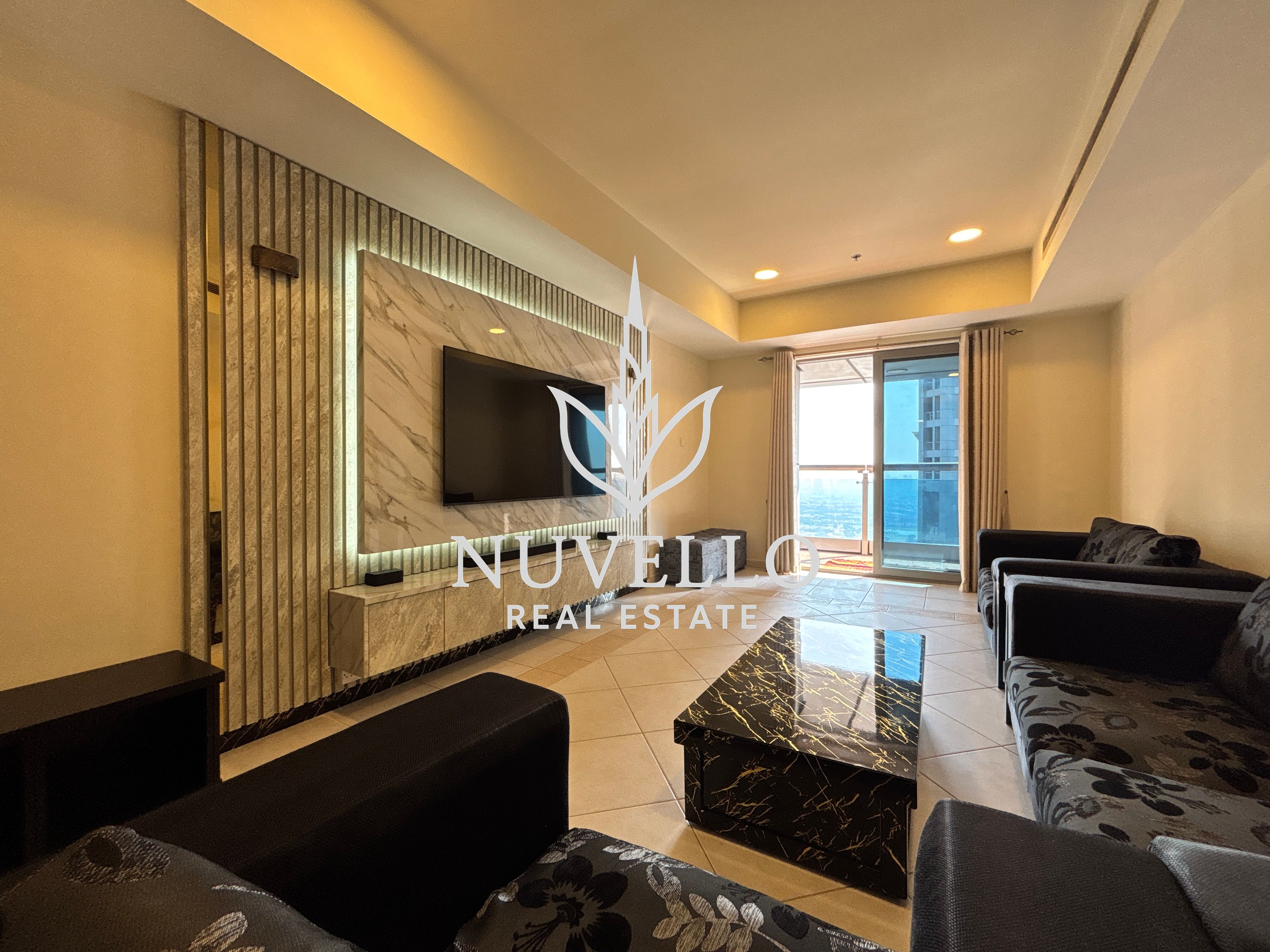 Furnished | Large Balcony | High Floor