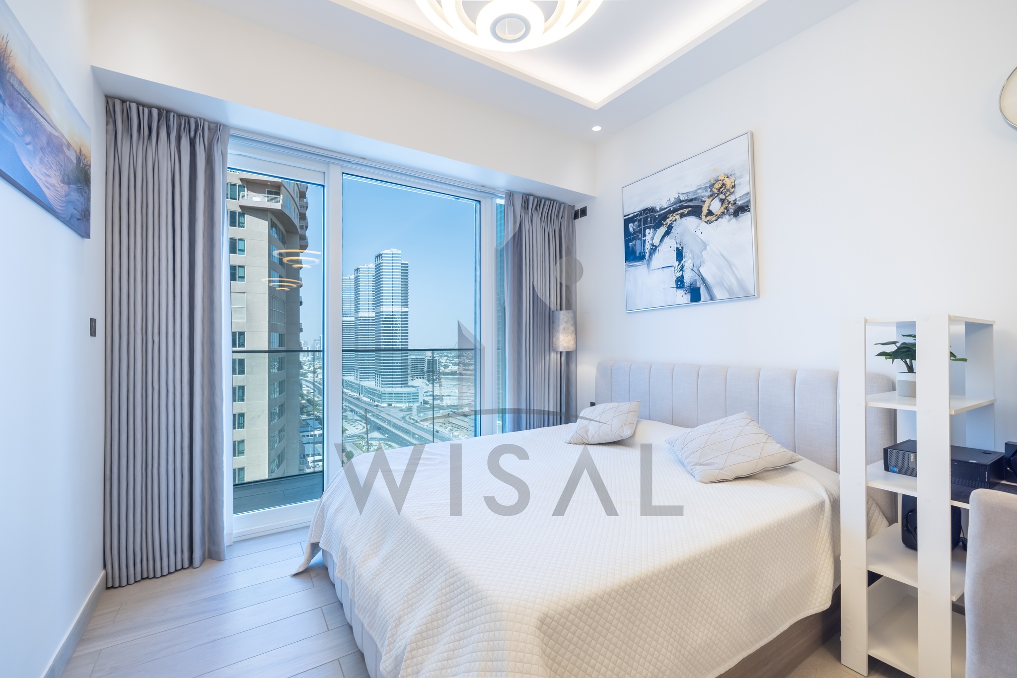 FURNISHED STUDIO APARTMENT WITH BALCONY FOR RENT | STUNNING VIEW OF JLT COMMUNITY, ALMAS LAKE, MEADOWS