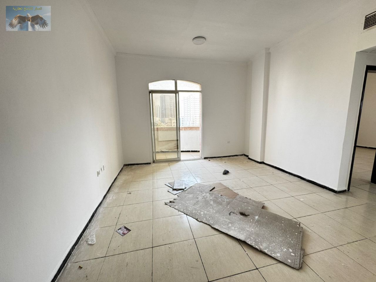 1BR in Al Rashidiya 3 near Ajman One Towers. Annual rent AED 28,000 with 6 payments, close to main services and prime location.