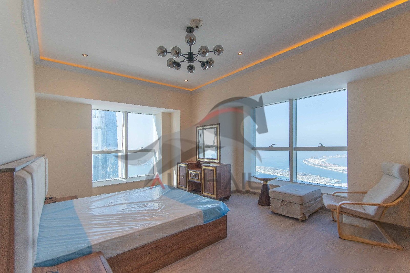 Palm View | Fully Upgraded | Maid Room + Balcony | Furnished