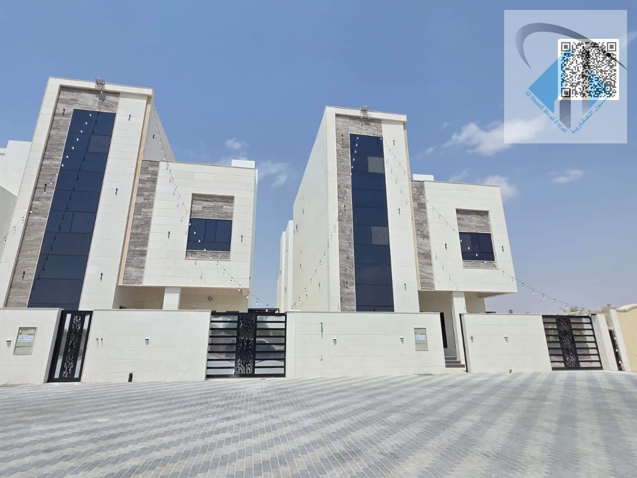 A villa, fully paid for with registration and ownership fees, located on the main street, ready for immediate occupancy, in one of Ajman's most presti