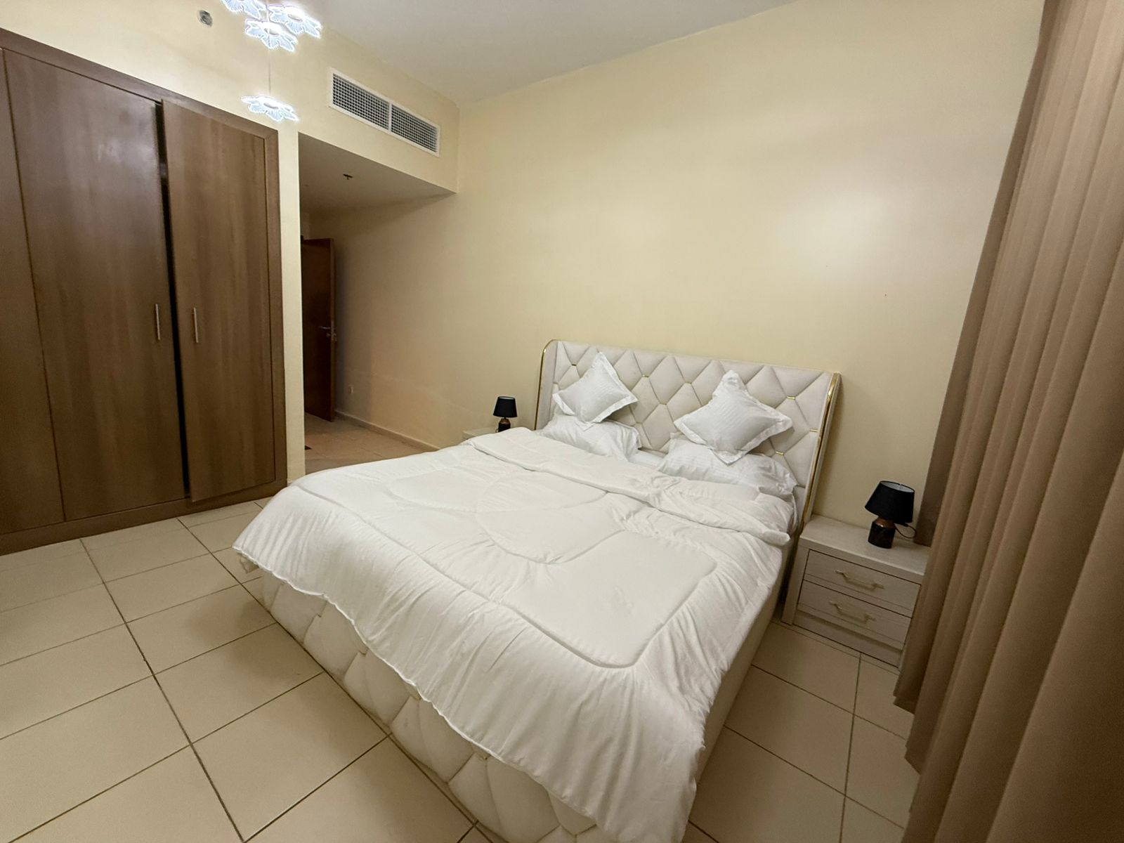 Two bedrooms and a living room for sale in Ajman One Towers with a great down payment