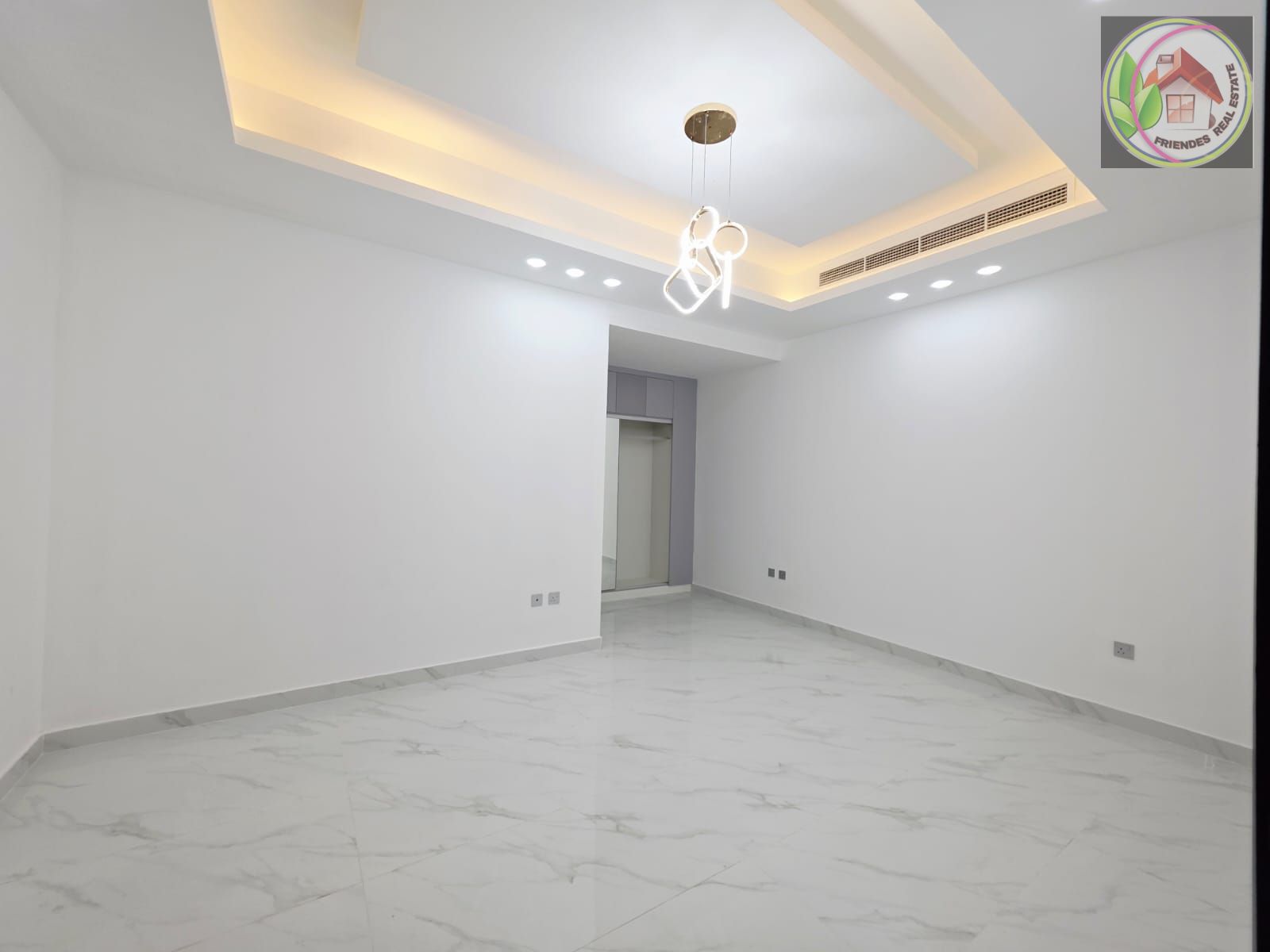 Own your dream villa with a modern design – two floors + roof – large rooms and comfortable spaces in the middle of a quiet residential neighborhood a