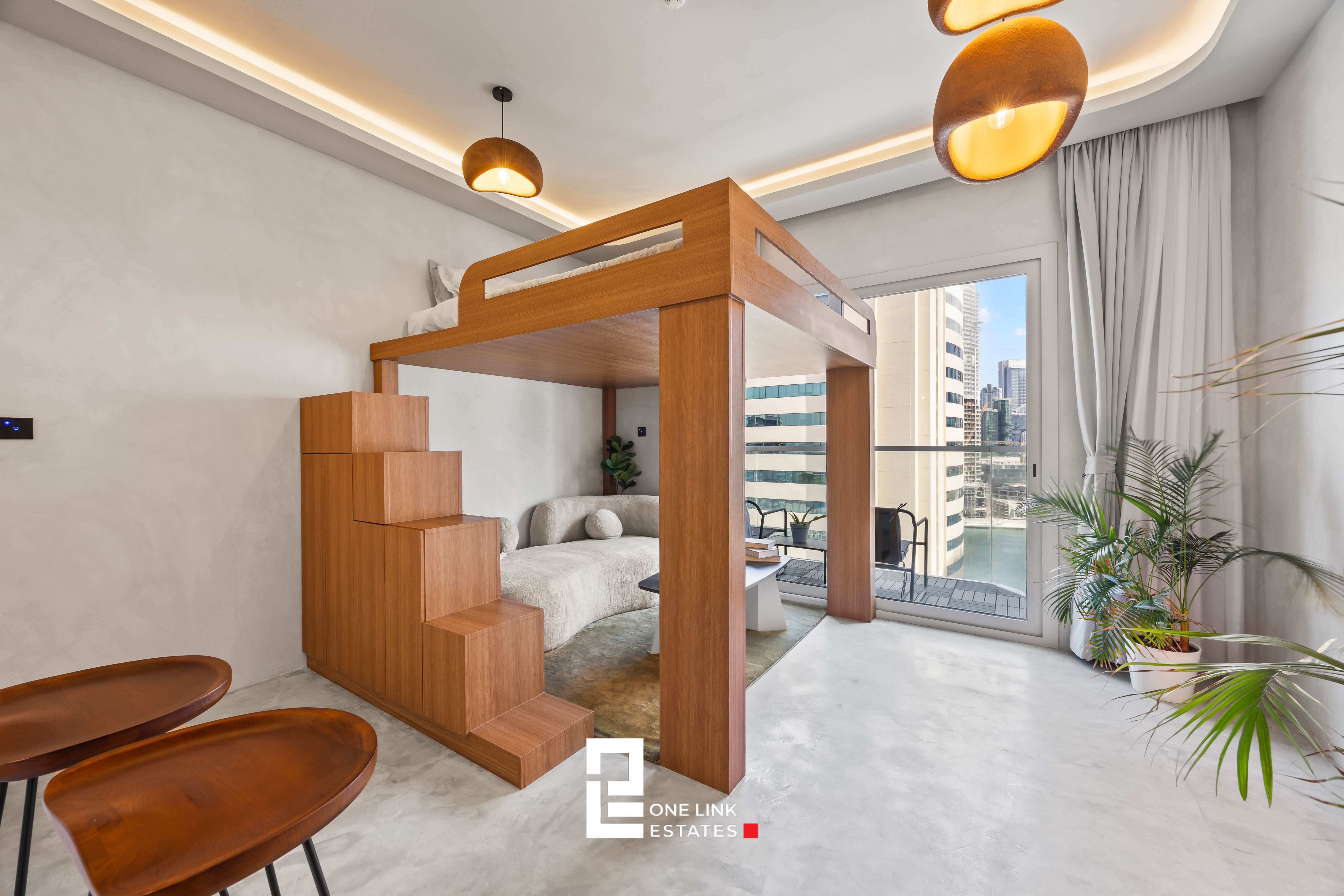 High ROI | Fully Upgraded Smart Home | Studio with Balcony | Vacant | Prime Location