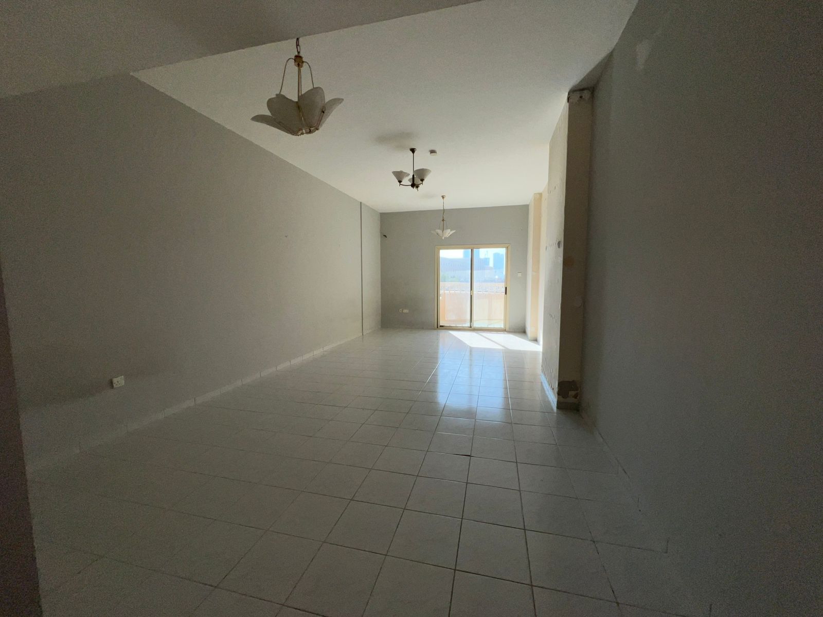 3BR apartment in Al Majaz 3 with open view, spacious layout, master bedroom, free AC, and three bathrooms. Rent is 60,000 only.