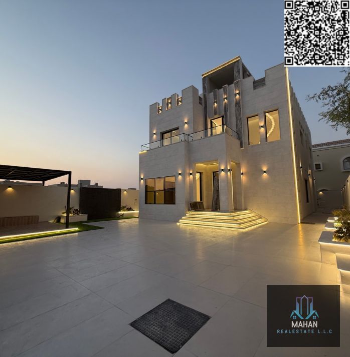 Villa For Sale in Ajman – Al Mowaihat 1 Property Features: • 5 Master Bedrooms • Spacious Hall • Majlis • Modern Kitchen • Maid’s Room Land Size: 5,000 sq. ft. Built-up Area: 4,200 sq. ft. Asking Price: AED 2,600,000 (Including Water & Electrici