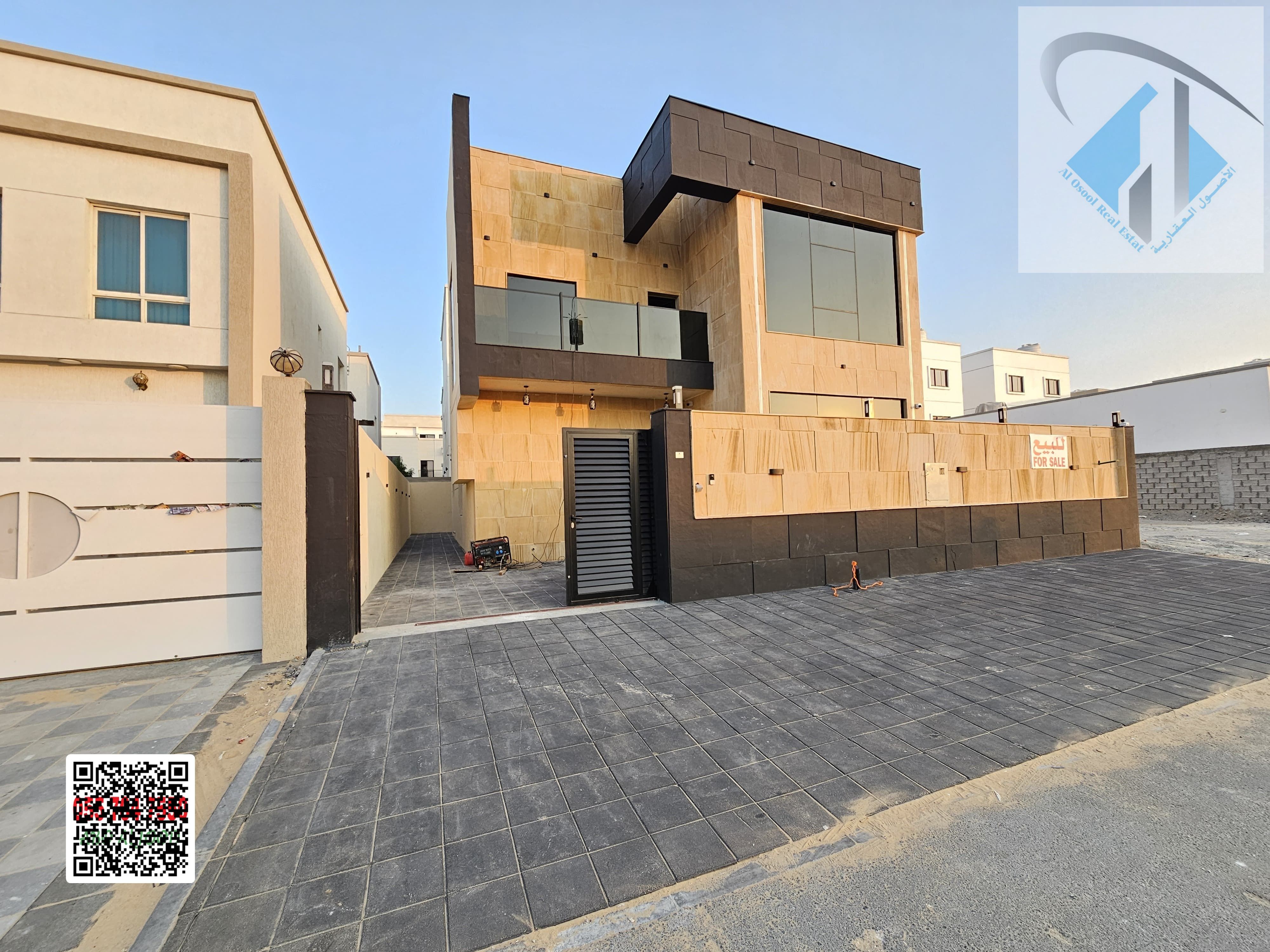 Villa with custom finishing, opposite Sheikh Mohammed Bin Zayed Road, freehold ownership