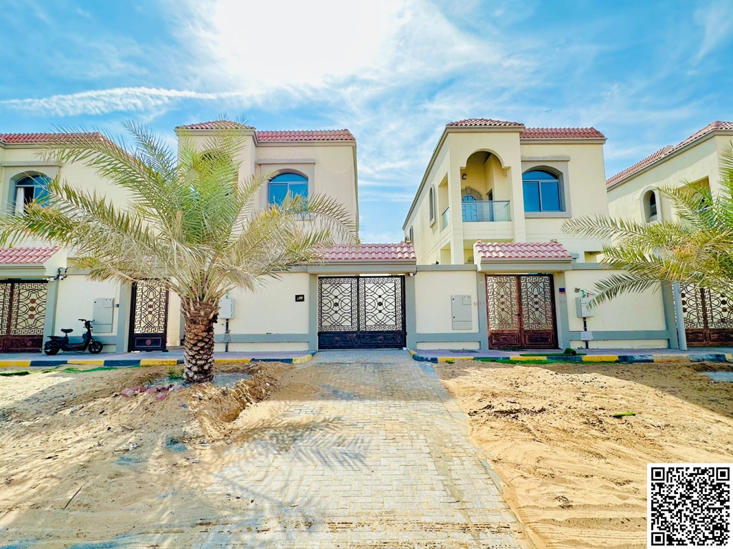 *Exceptional opportunity! Villa for sale in Al Helio 1 - Ajman, fully furnished and including electricity, water, air conditioning
