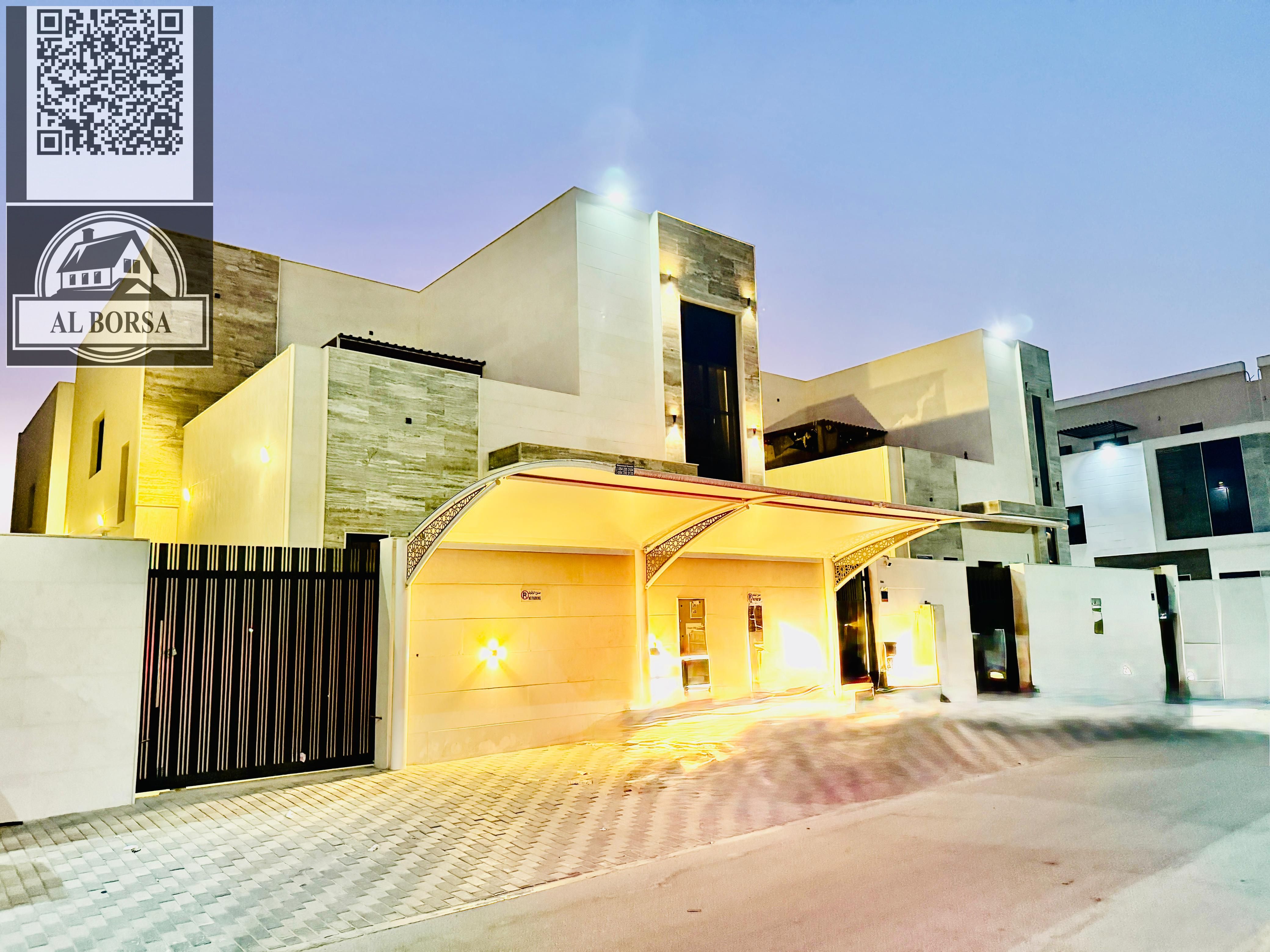 Villa for sale in Al-Haliyo 2 area, consisting of 4 master bedrooms, a majlis and a hall