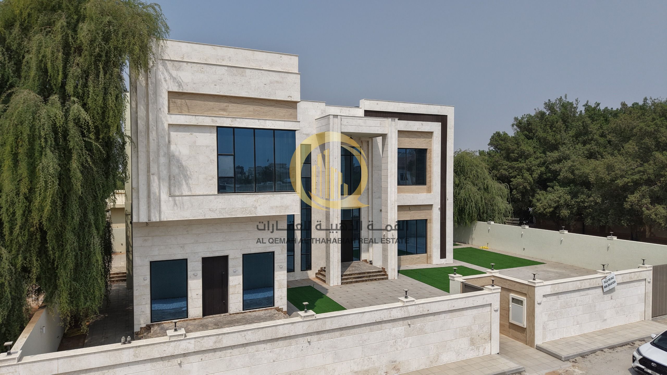 For sale: Brand new villa, first occupancy, in Al-Ramaqiyah area, prime location opposite the mosque.