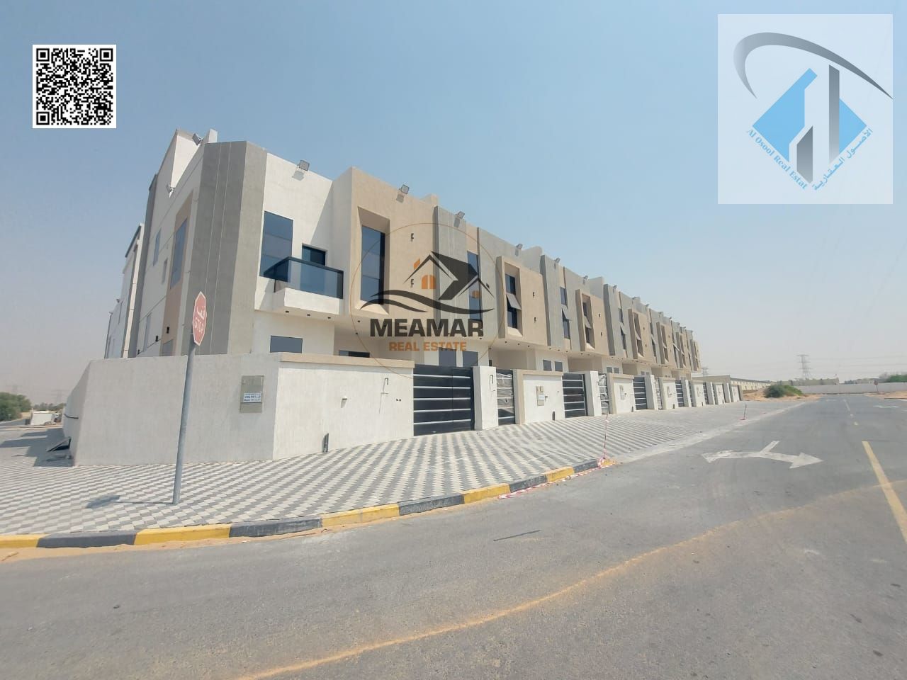 Brand new corner villa, freehold, open to all nationalities, super deluxe finishing, excellent price including registration and ownership fees