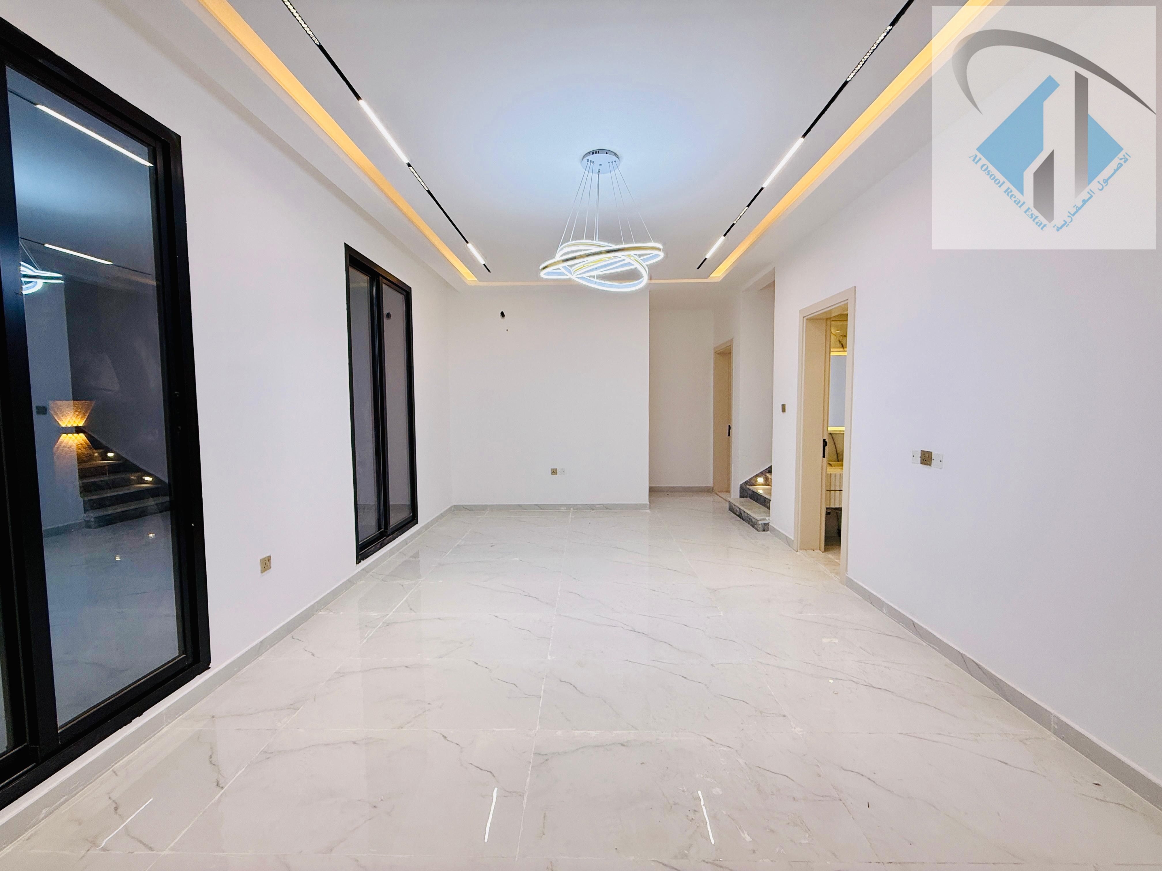 Villa for sale, including registration and ownership fees, with a rooftop and the possibility of bank financing for 25 years without down payentm