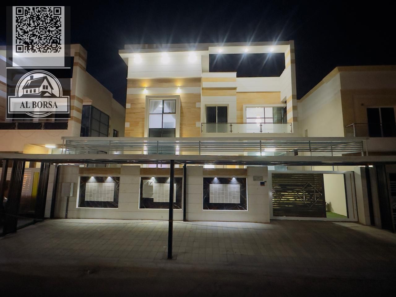 Villa for rent in Al Yasmin, Ajman - 5 master bedrooms, majlis, 2 living rooms, and maid's room