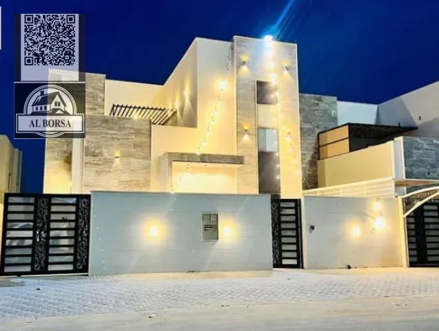 Villa for rent in Al Zahia, Ajman - 4 master bedrooms, living room, majlis, maid's room, and roof terrace - First occupancy
