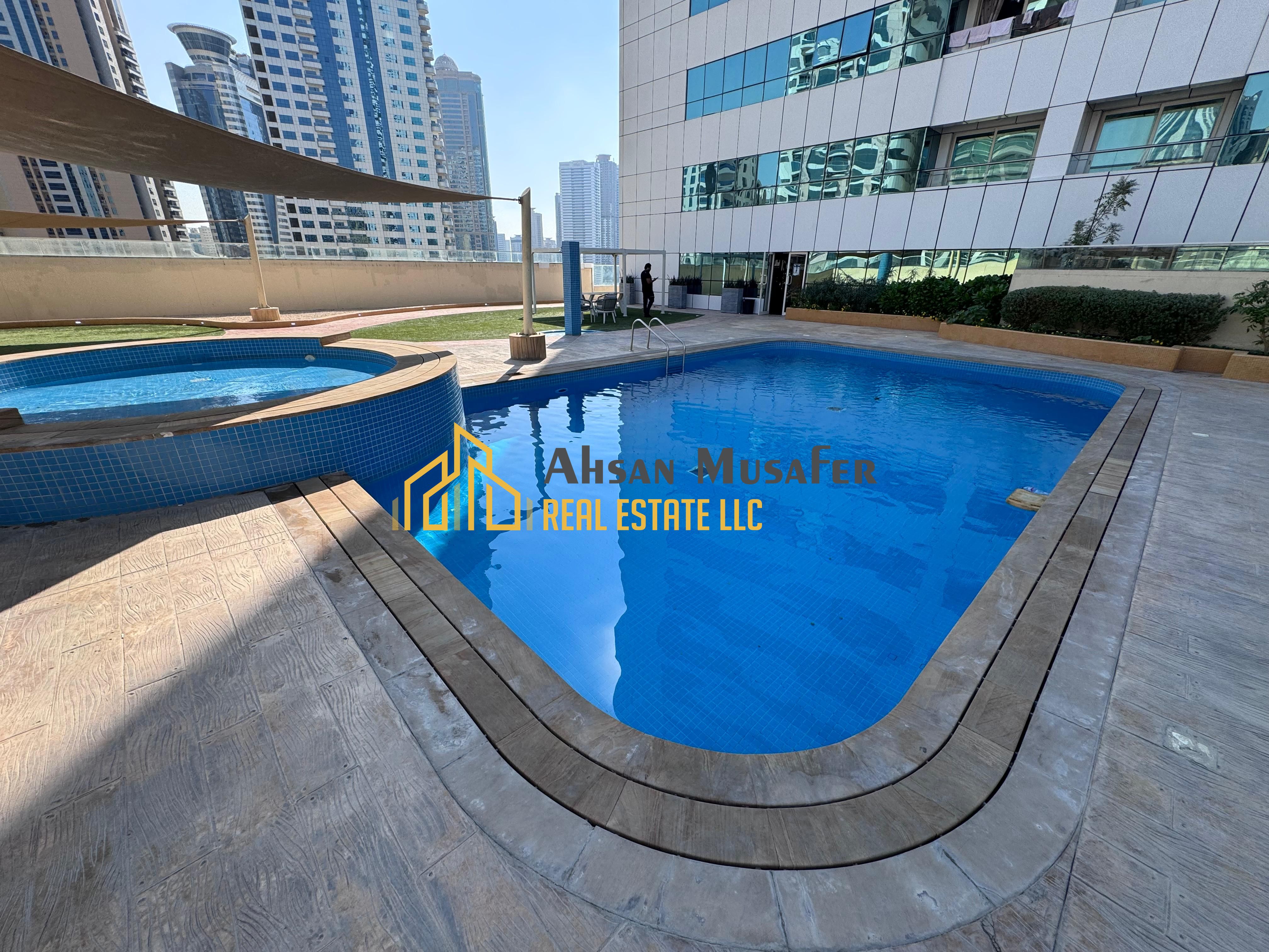 ONE MONTH FREE• FREE PARKING•FREE GYM+POOL•CENTRAL AC•MAID ROOM•OPEN VIEW•AL KHAN CORNICHE•EASY ACCESS TO DXB & AJMAN