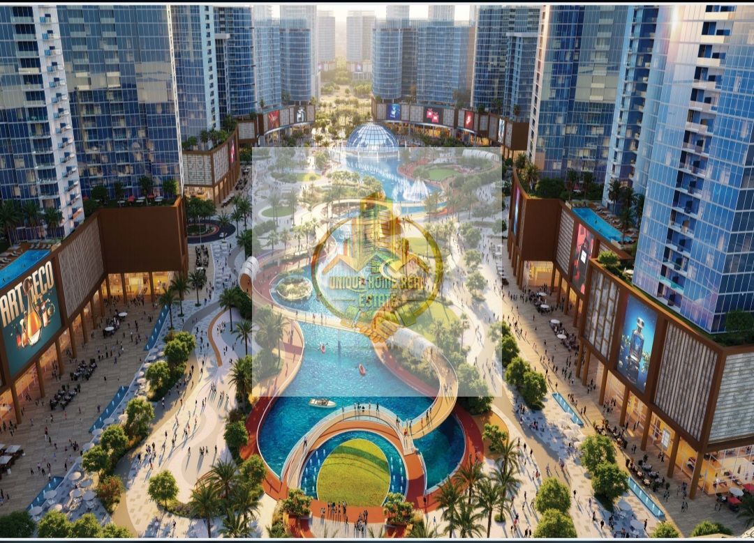 Fully Furnished Studio In Ajman Downtown, Al Alia - luxury Community In Ajman - Parks , Lagoon, Mall - 20% Down-payment