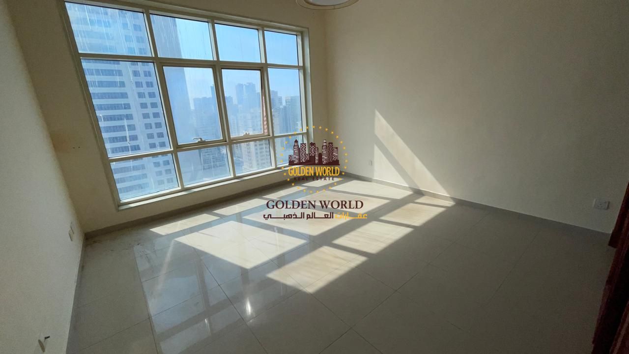2-bedroom apartment with living room and 2 balconies in Al Taawun Al Mamzar, free AC, built-in closets, 2 bathrooms, master bedroom, gym & prayer room