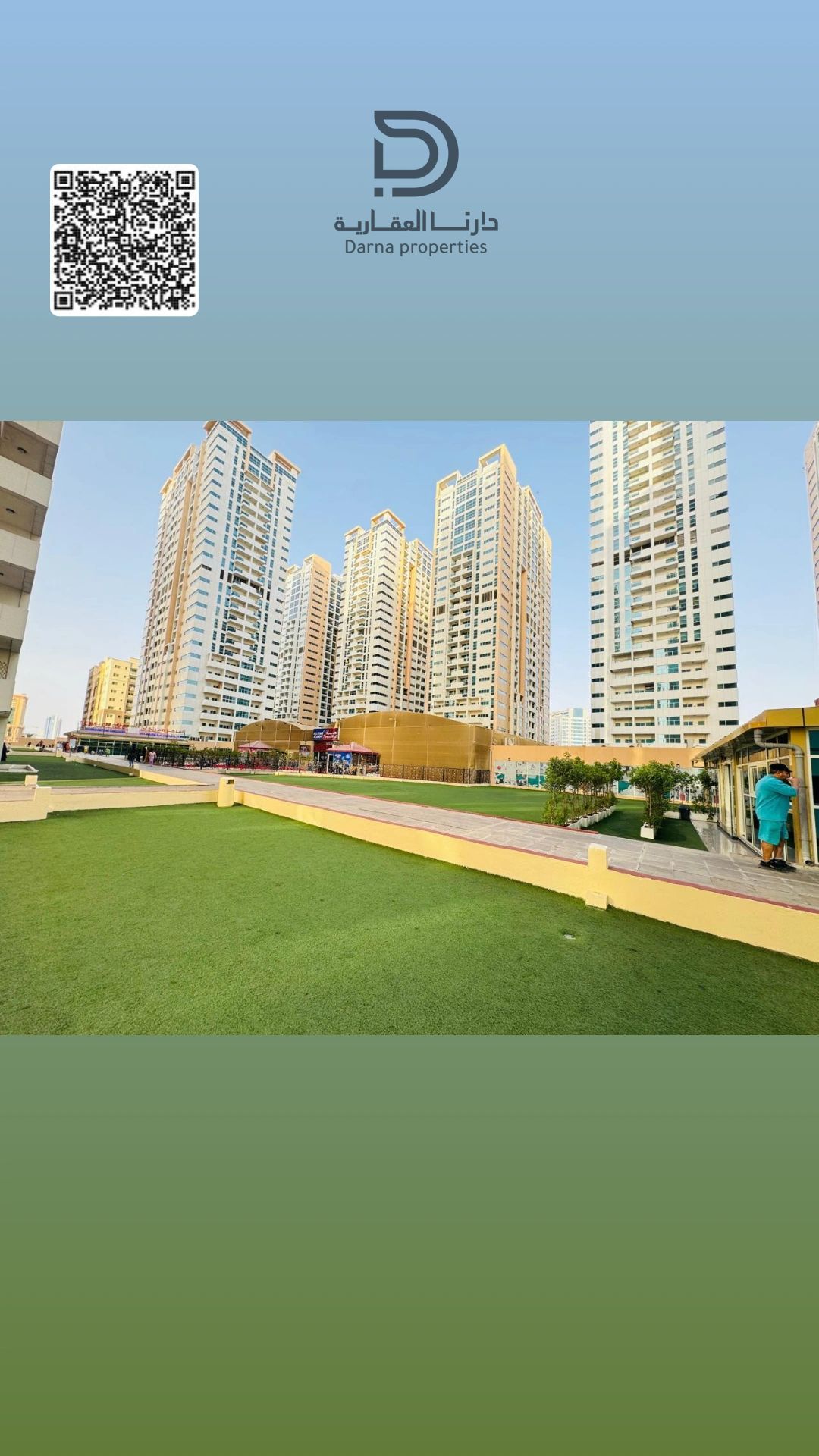 A rare opportunity in Ajman One Tower! A luxury 2-bedroom master apartment with dual views and a price that won’t be repeated.