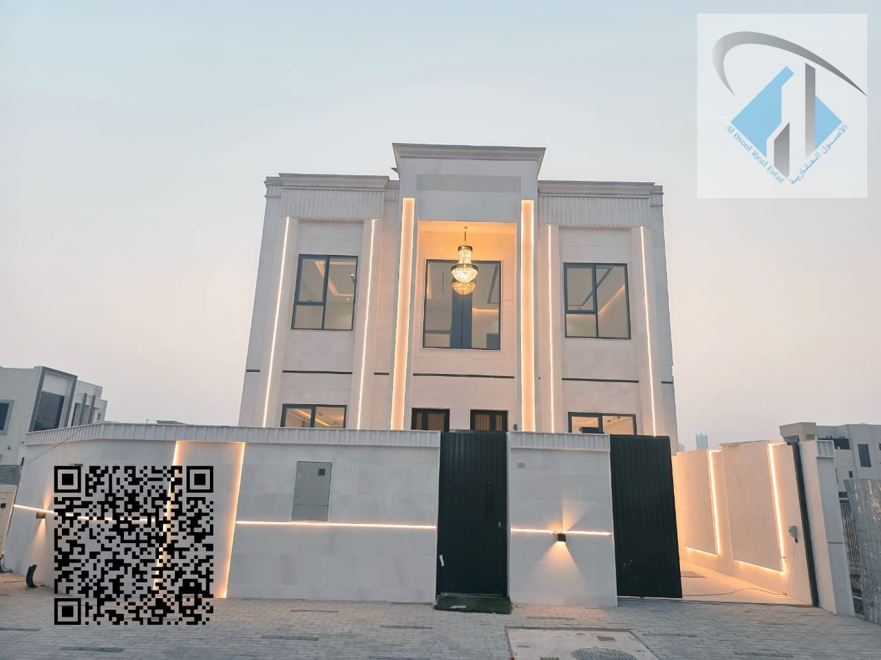 New brand classic villa for sale including registration fees