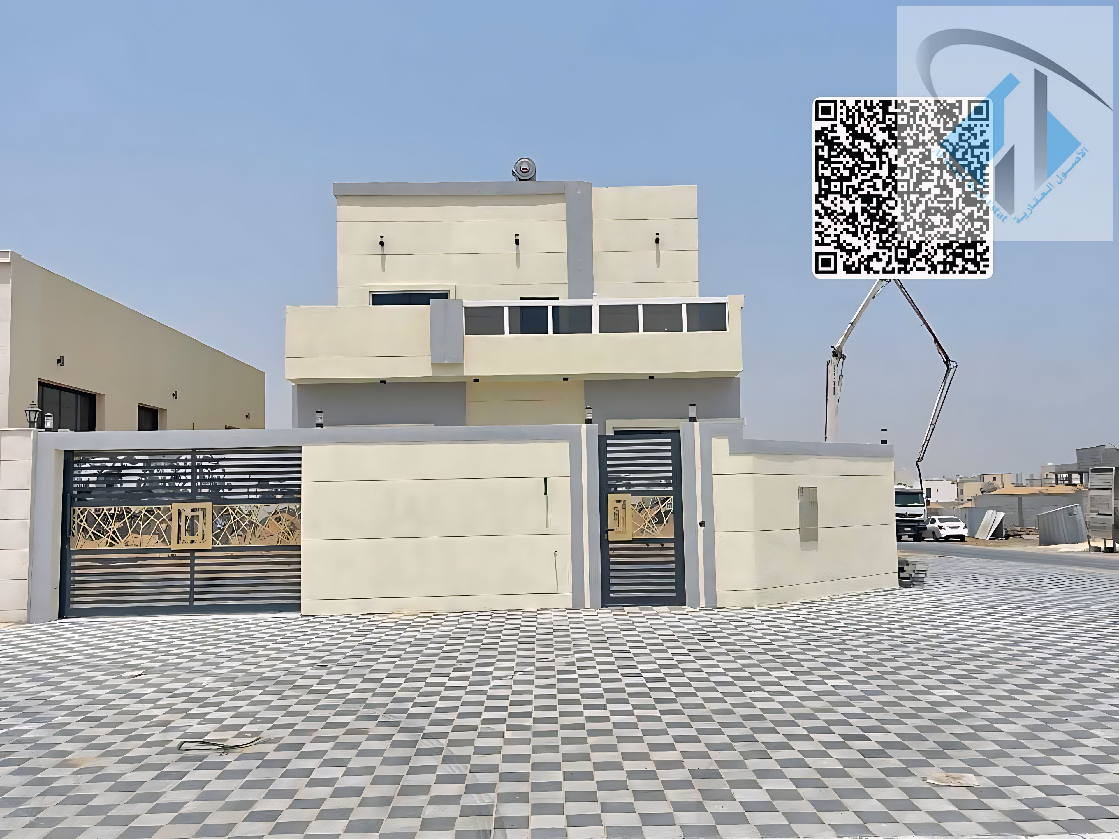 Villa for sale in Ajman, including registration and ownership fees, without down payment, freehold for life