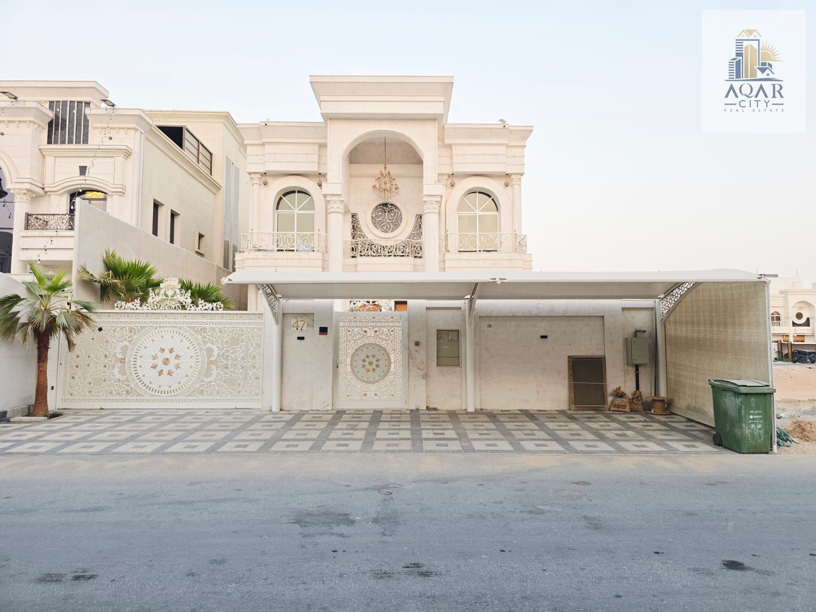 5-Bedroom Villa + Maid’s Room for Sale in Al Hiliou 2 – Ajman Pool Yard Rooftop Includes Water, Electricity & AC