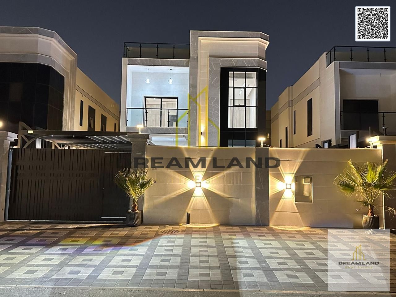 A villa with 5 master bedrooms in Al Rawda 3, featuring a private pool, modern design, and high-end finishing.