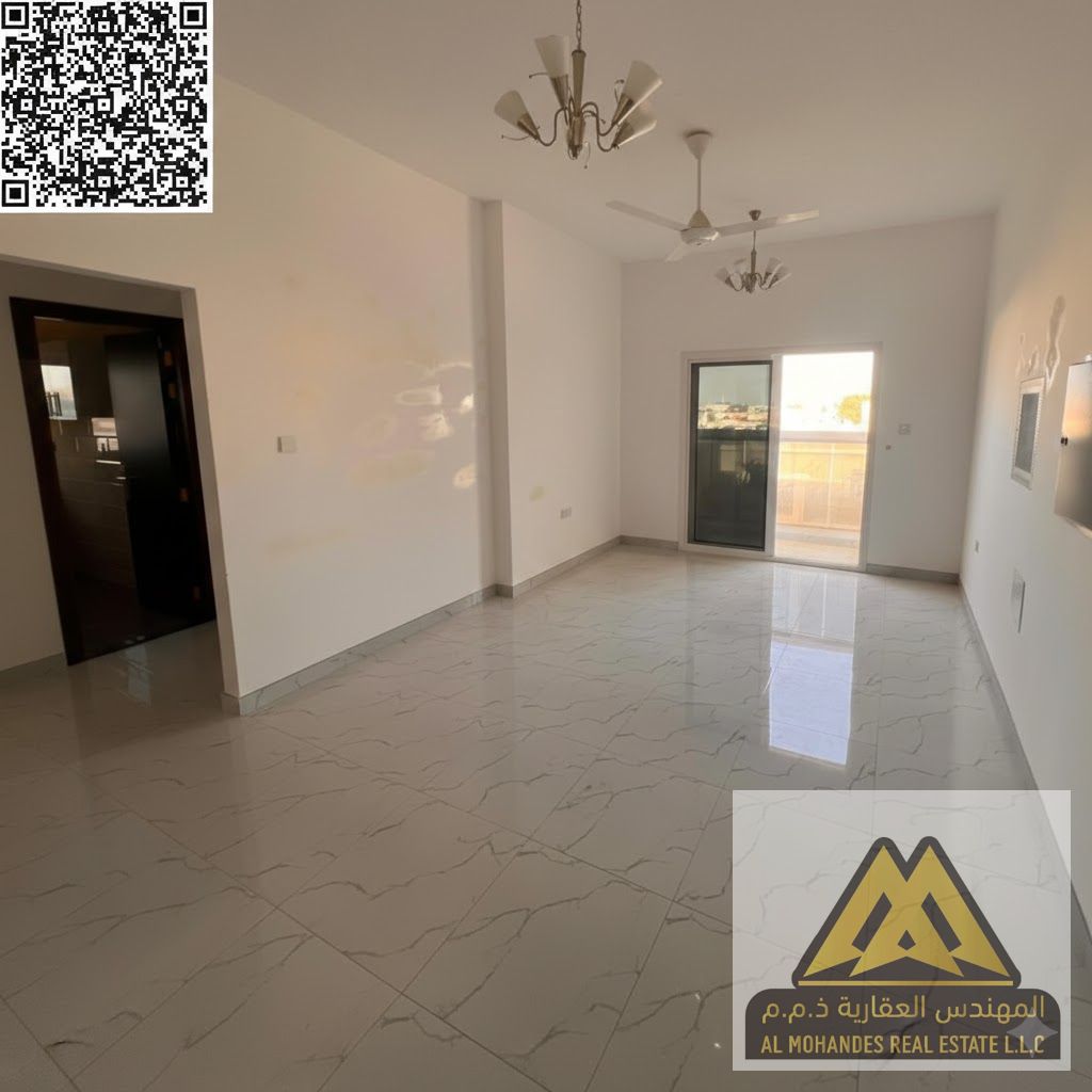 Two master bedrooms | Balcony with a beautiful view | Very spacious areas | Prime location, ideal for families, next to Sheikh Mohammed Bin Zayed Road
