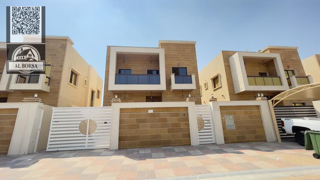 Villa for rent in Ajman Al Zahia on the corner of two streets, beautiful location, payment facilities