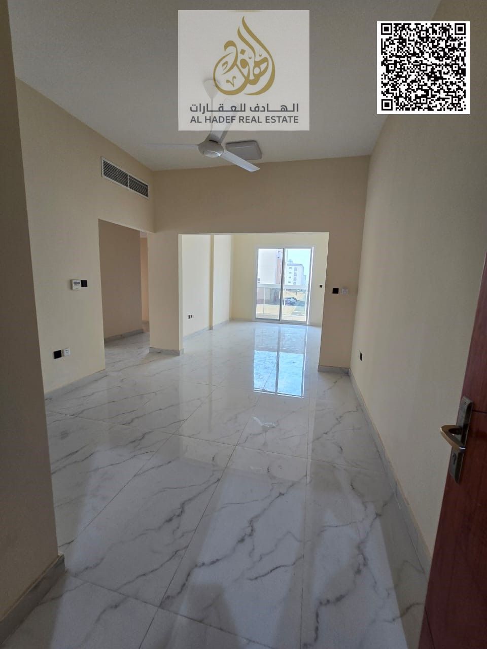 Brand new apartment in Al Jurf 3 | Two bedrooms, living room with balcony and three bathrooms | High-end finishing | Minutes from Mohammed Bin Zayed R