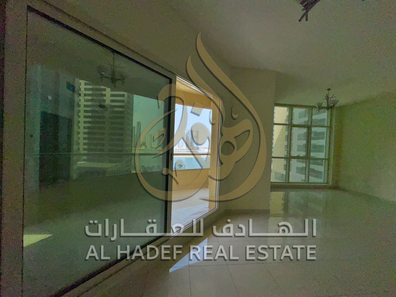 We have a very spacious apartment available in Al Khan area, Sharjah. Two-bedroom apartment with a living room, annual contract. Payments can be made in