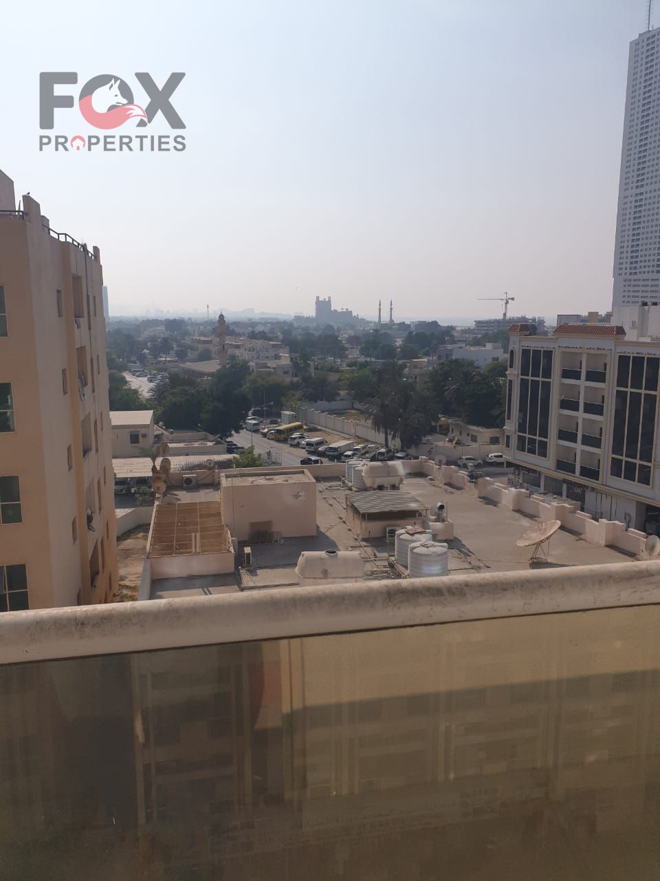 Two bedrooms and a living room for annual rent on Ajman Corniche. Private parking + balcony + 3 bathrooms. Easy access to Dubai and Sharjah.