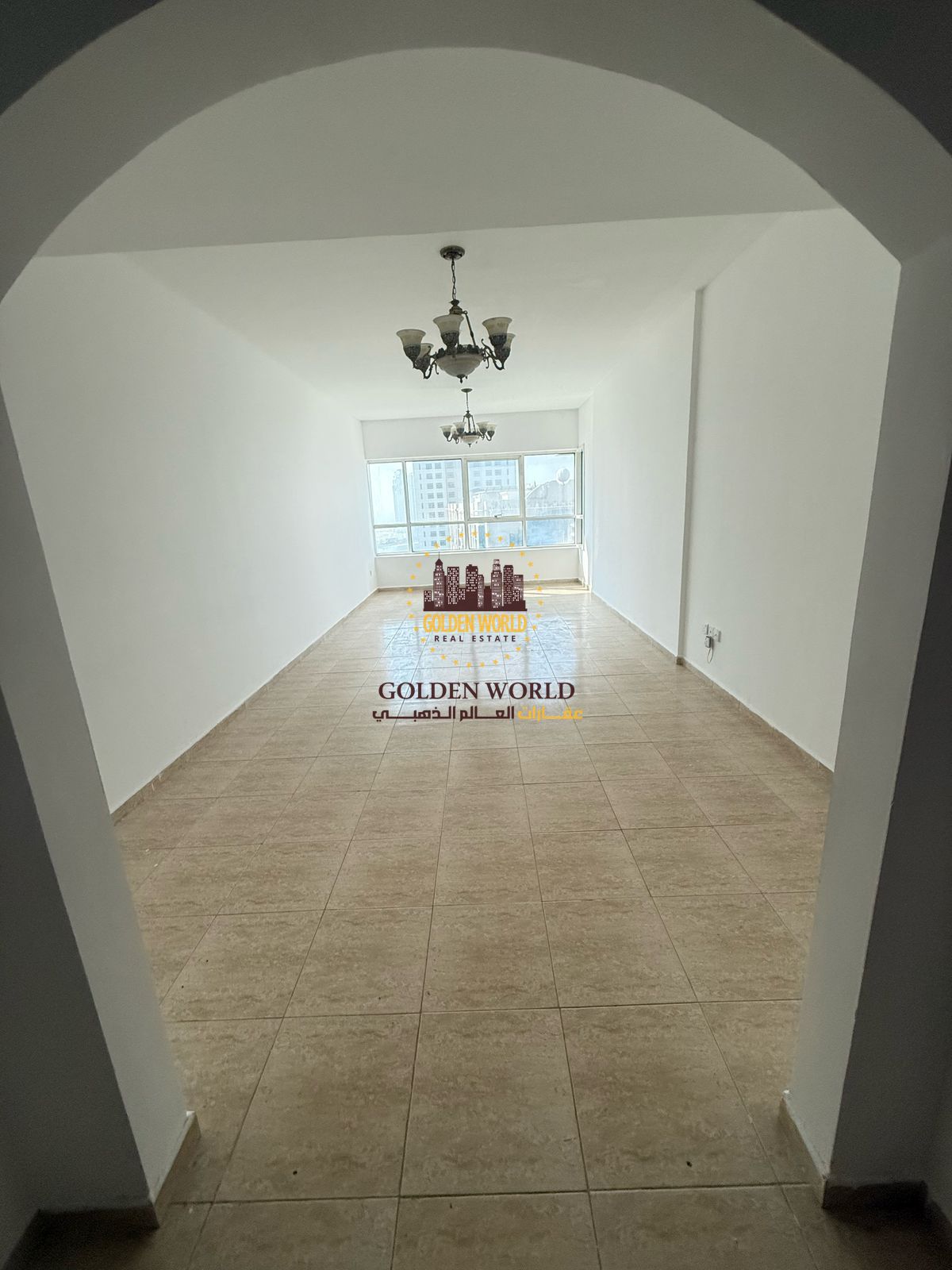A spacious three-bedroom apartment with a living room in Sharjah Al Taawun, located steps away from Oriana Hospital Roundabout, near Arab Mall and adj