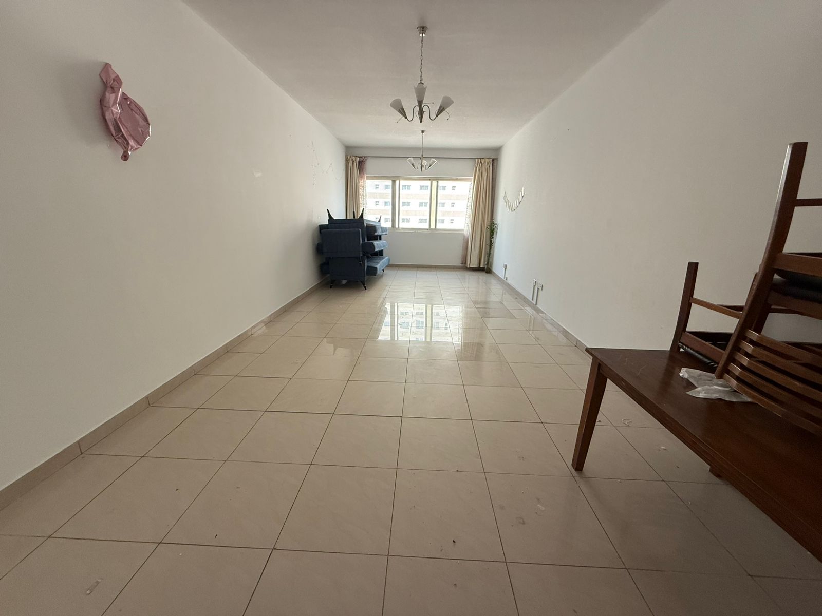 For Rent – Al Majaz 3, Sharjah: Spacious 3 BHK + Maid Room, Family Tower, Free AC, Gym & Pool, Free Maintenance, Peaceful Location Near Schools & Shop
