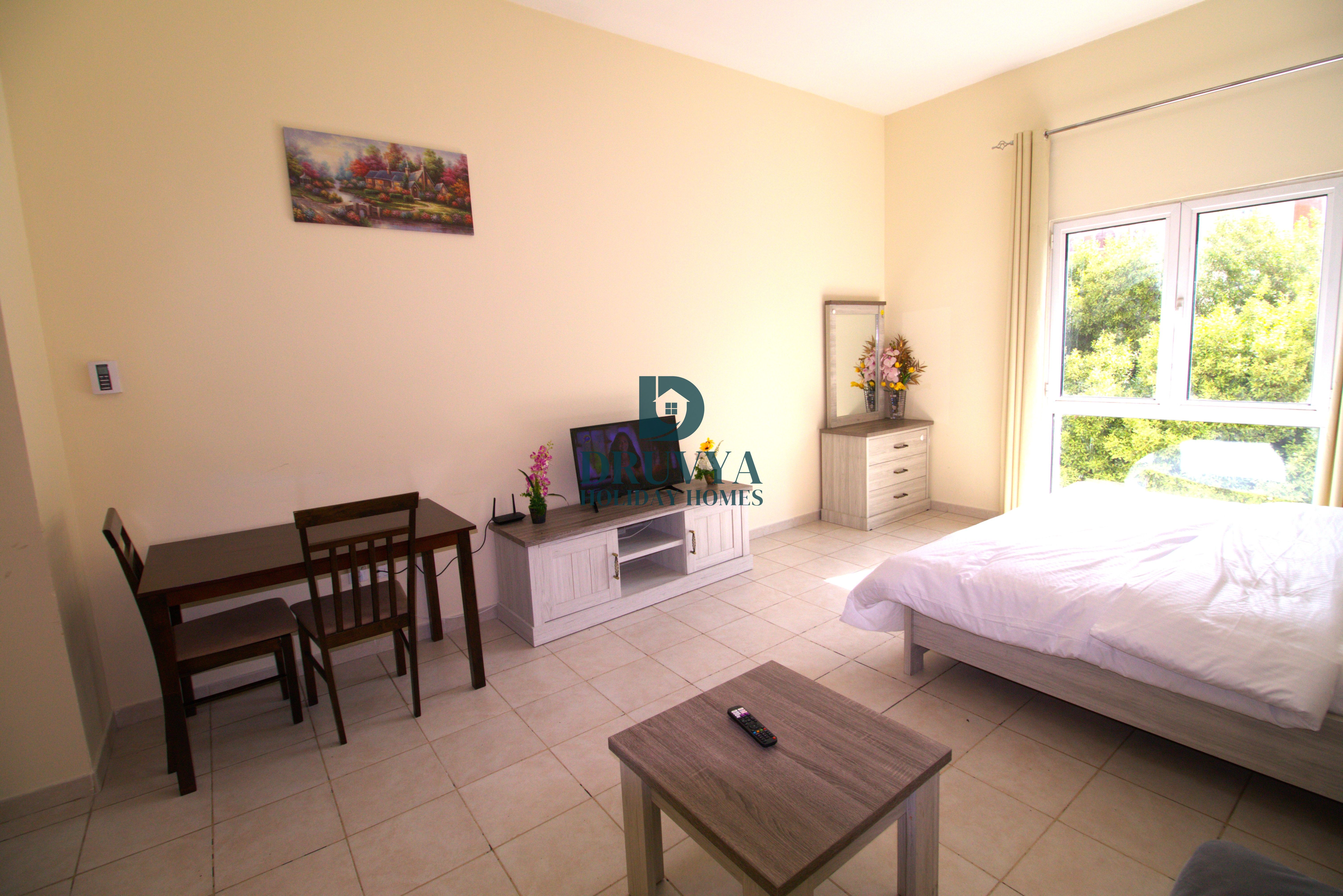 Fully Furnished Studio With Balcony Near Metro Station Monthly AED 6700/-