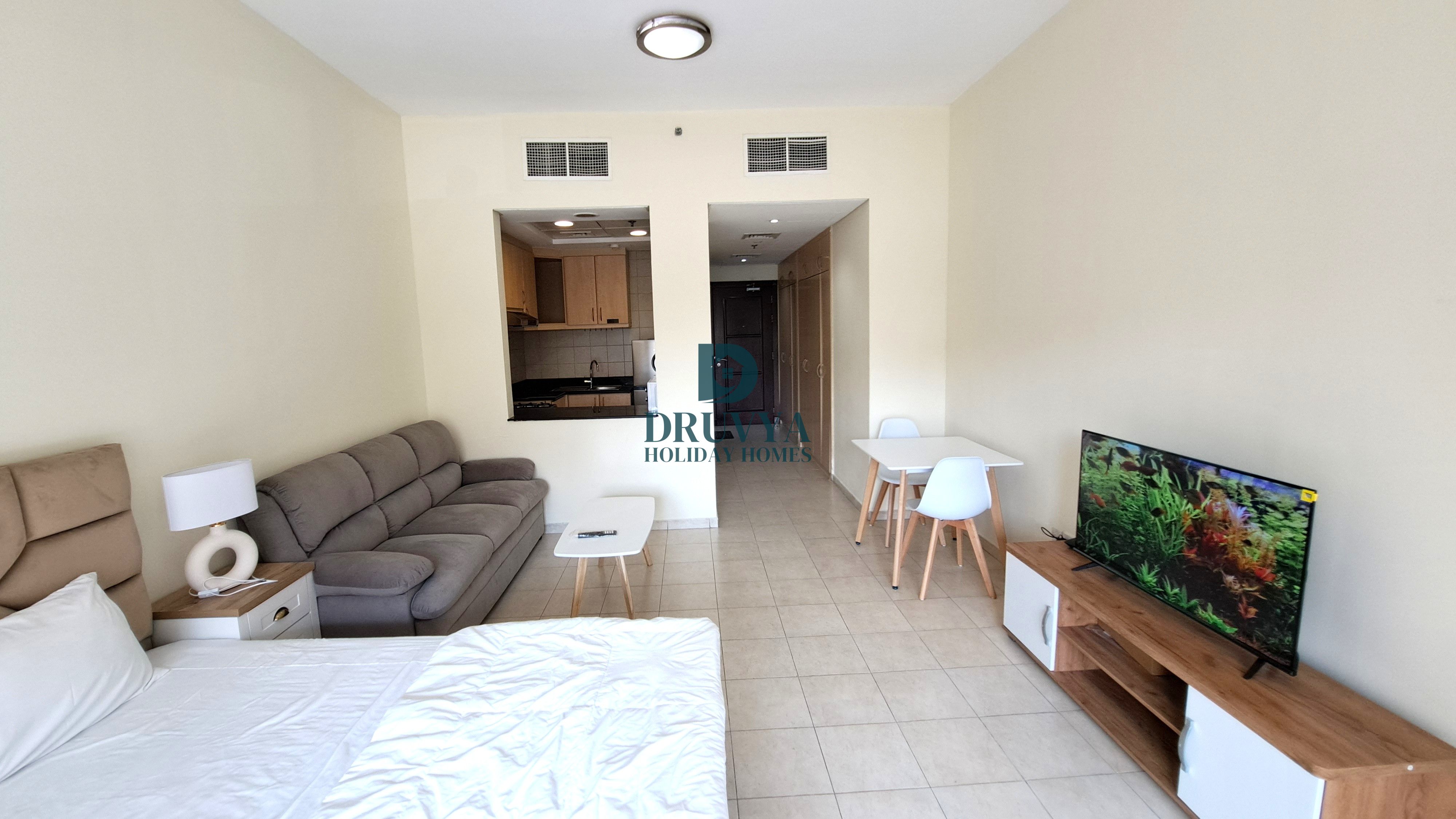 Fully Furnished Studio Near Metro Monthly AED 7000/-