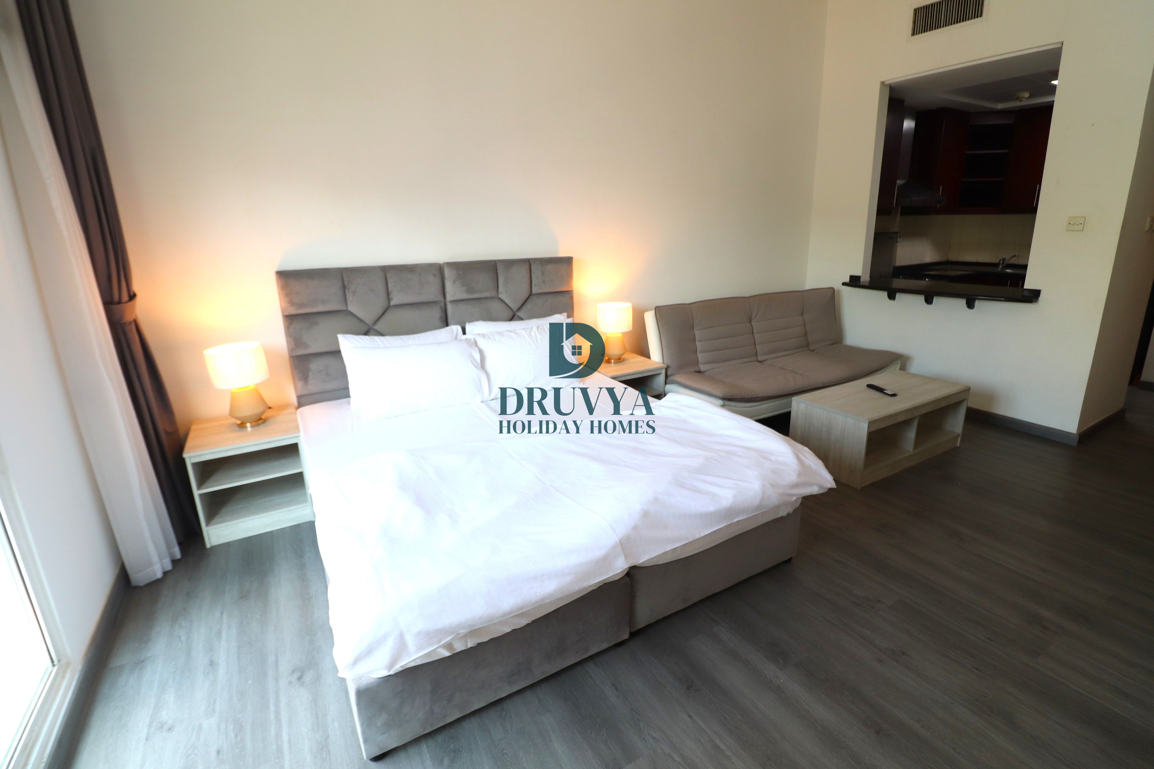 Fully Furnished Studio with Balcony Near Metro Station Monthly AED 6900/-