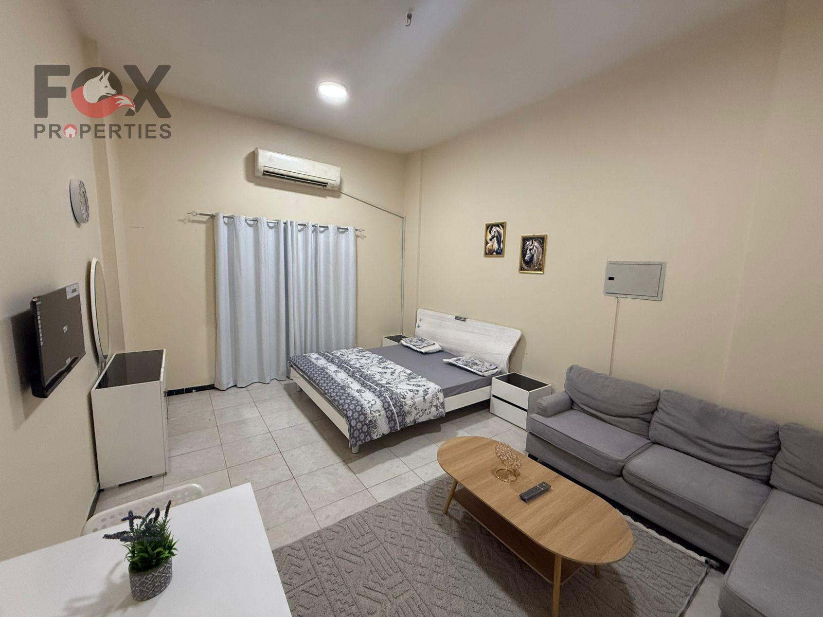 Studio for monthly rent, second occupant, Al Nuaimiya 2, King Faisal, Ajman. Includes all bills and is close to all services.