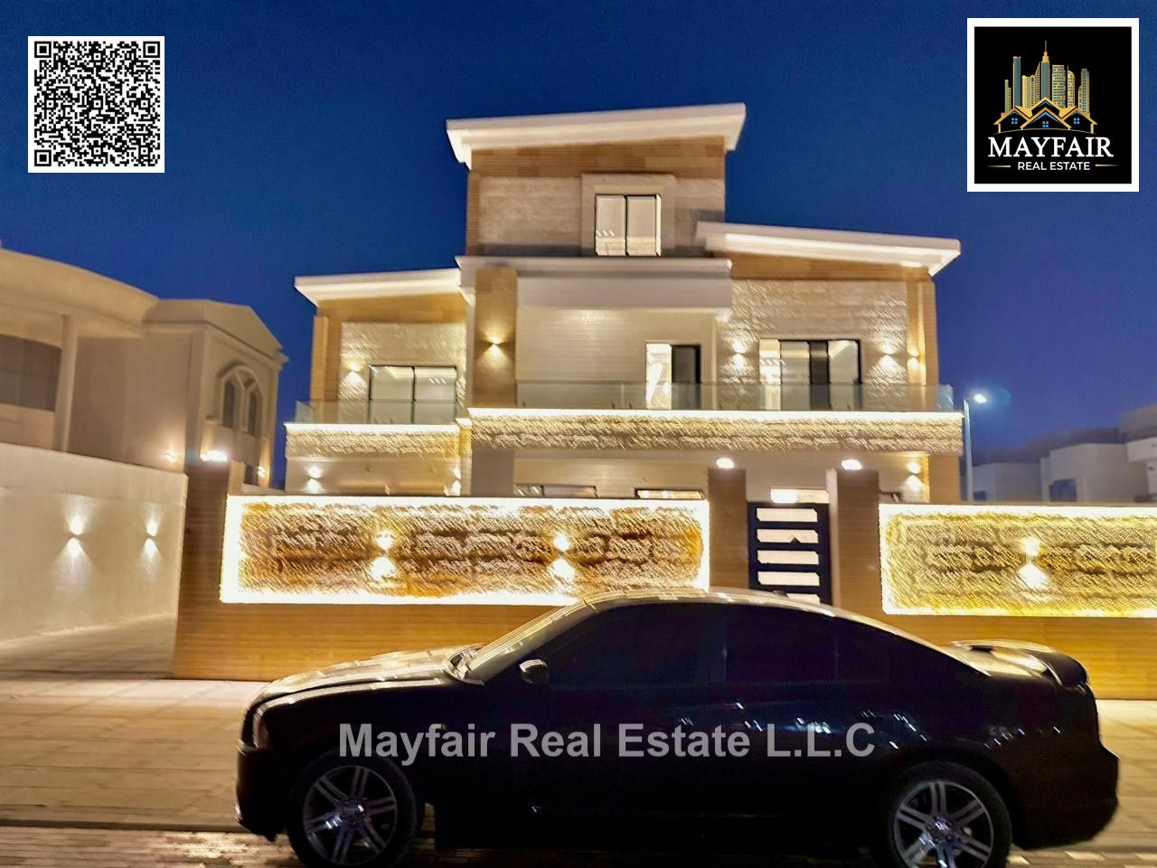 Luxury 8-Bedroom Villa with Bright Interiors, Private Swimming Pool, and a Large Garden for Family Living