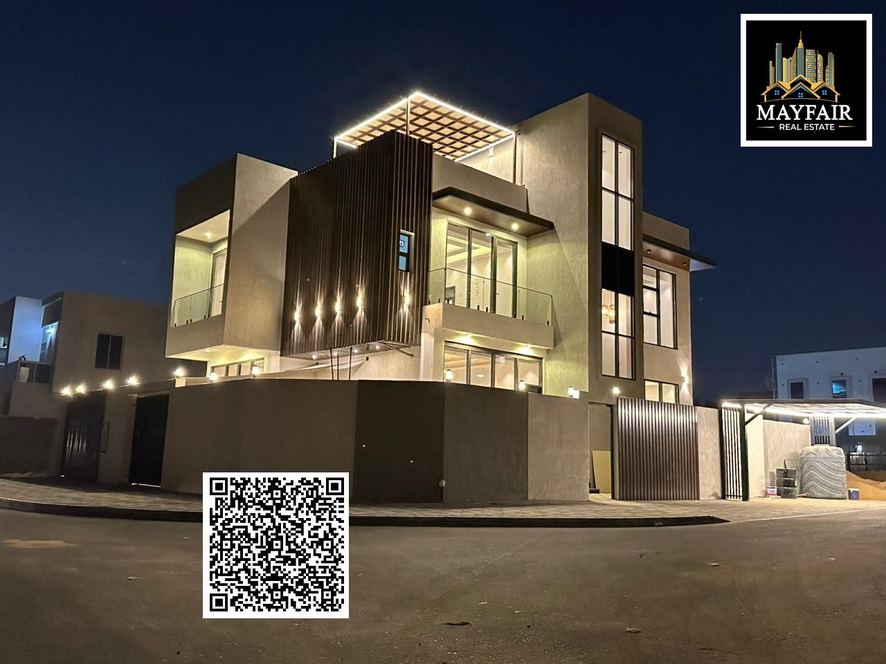 Contemporary Corner Residence With Maid Room