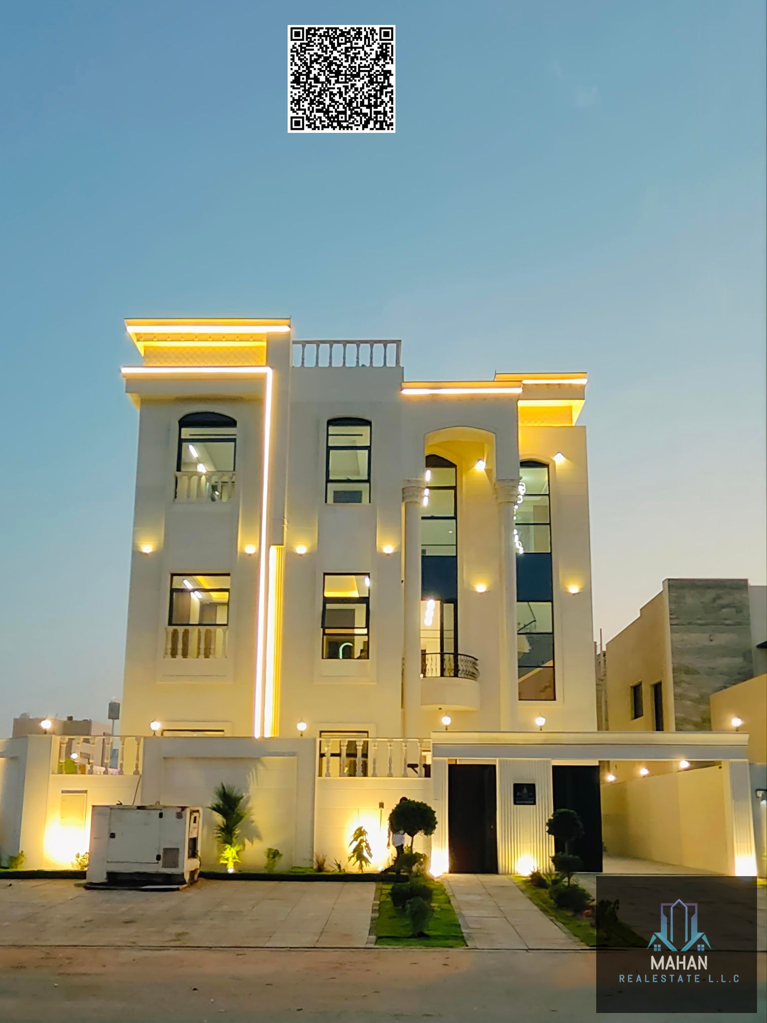 For Sale: Luxury Classic VIP Villa – Corner Plot (Two Roads) A distinguished classic-style villa that blends timeless elegance with modern comfort, strategically located near Sheikh Mohammed Bin Zayed Road