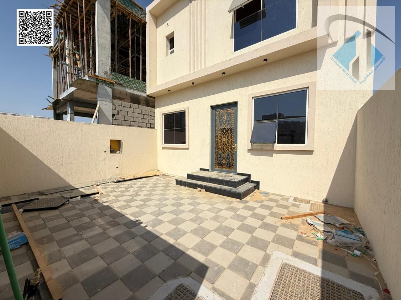 Villa for sale, including registration and ownership fees, 100% bank financing, freehold ownership.