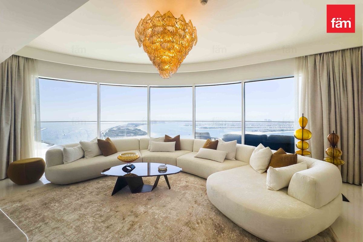 Full Palm Views | Luxury Furnished | Private Beach