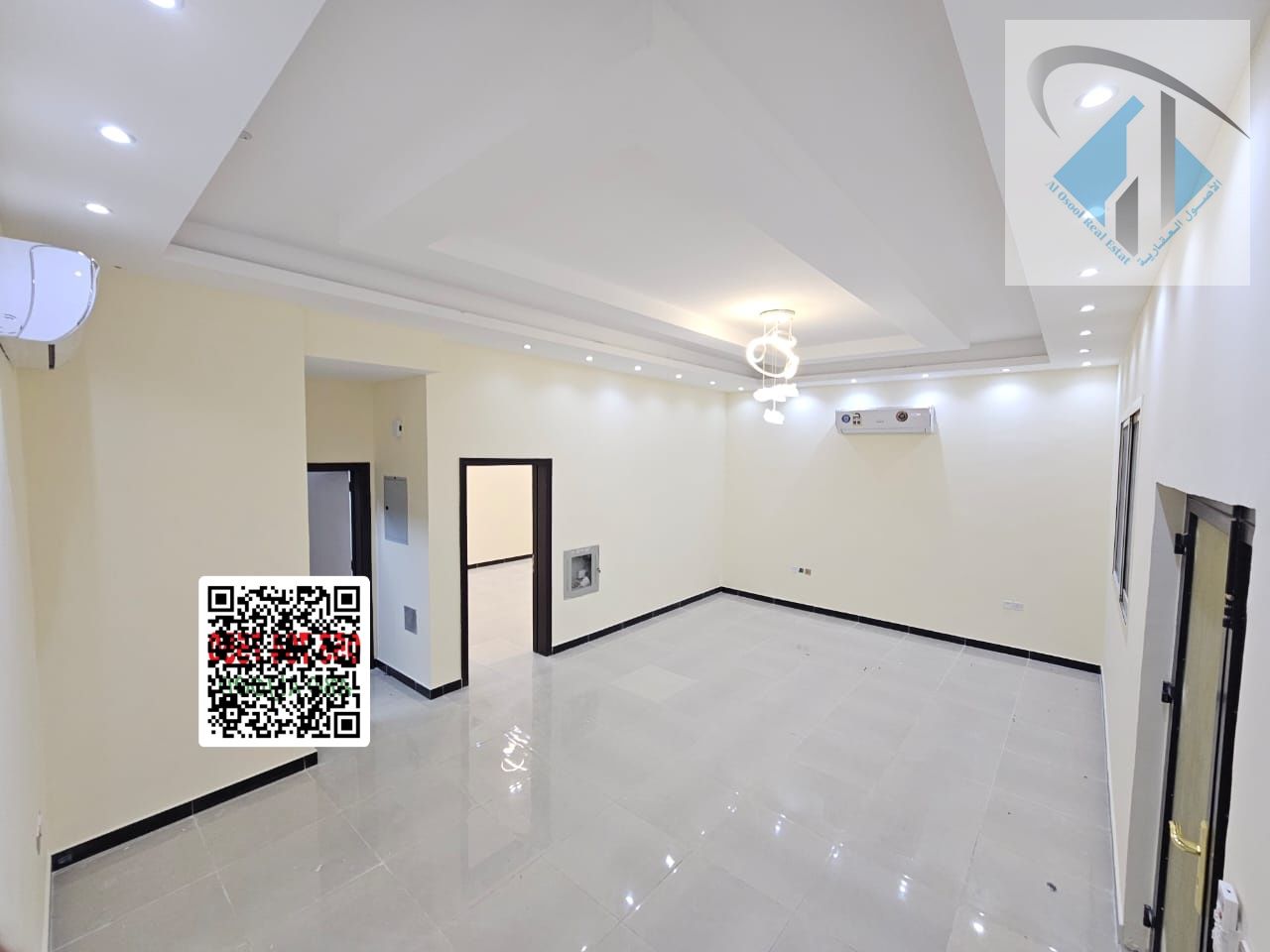 For rent: Standalone villa behind the mosque, opposite Sheikh Mohammed Bin Zayed Road, at the best price in the market, with a very large yard. Price