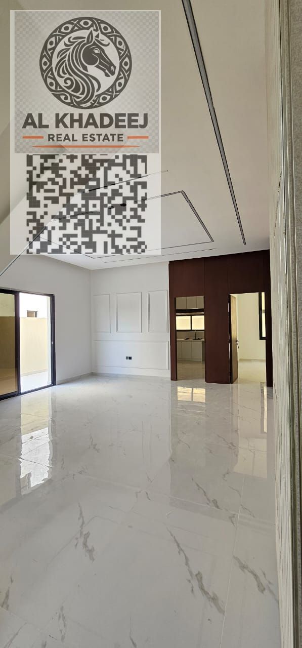 Modern villa with luxurious finishing in Al Helio 1 area, close to Emirates Road and Mohammed Bin Zayed Road