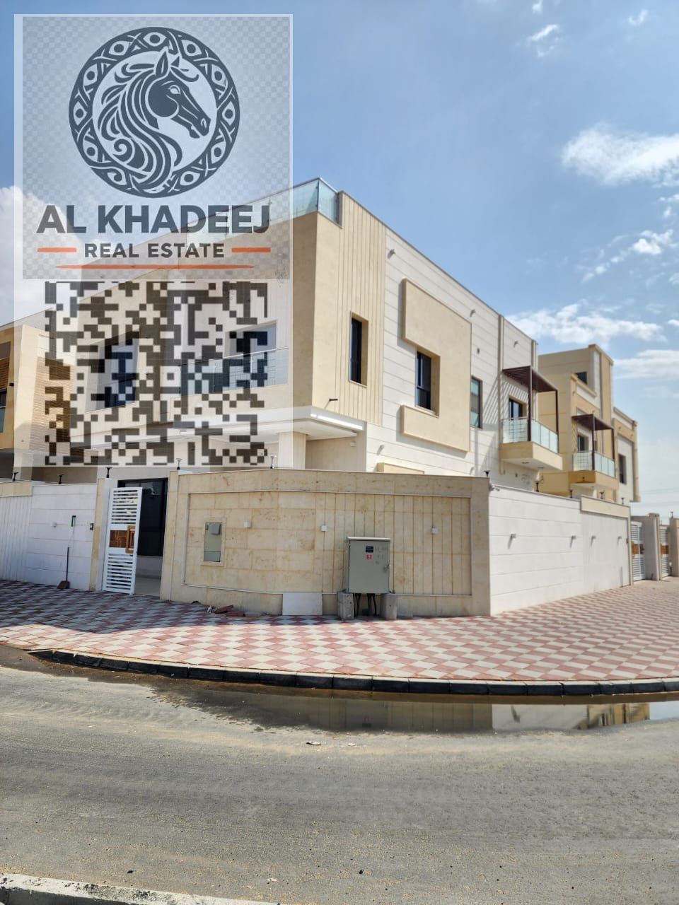Luxury corner villa with garden and roof for rent on a main street in Al Yasmeen area, Ajman, easy access to Dubai and Sharjah. The price is negotiabl
