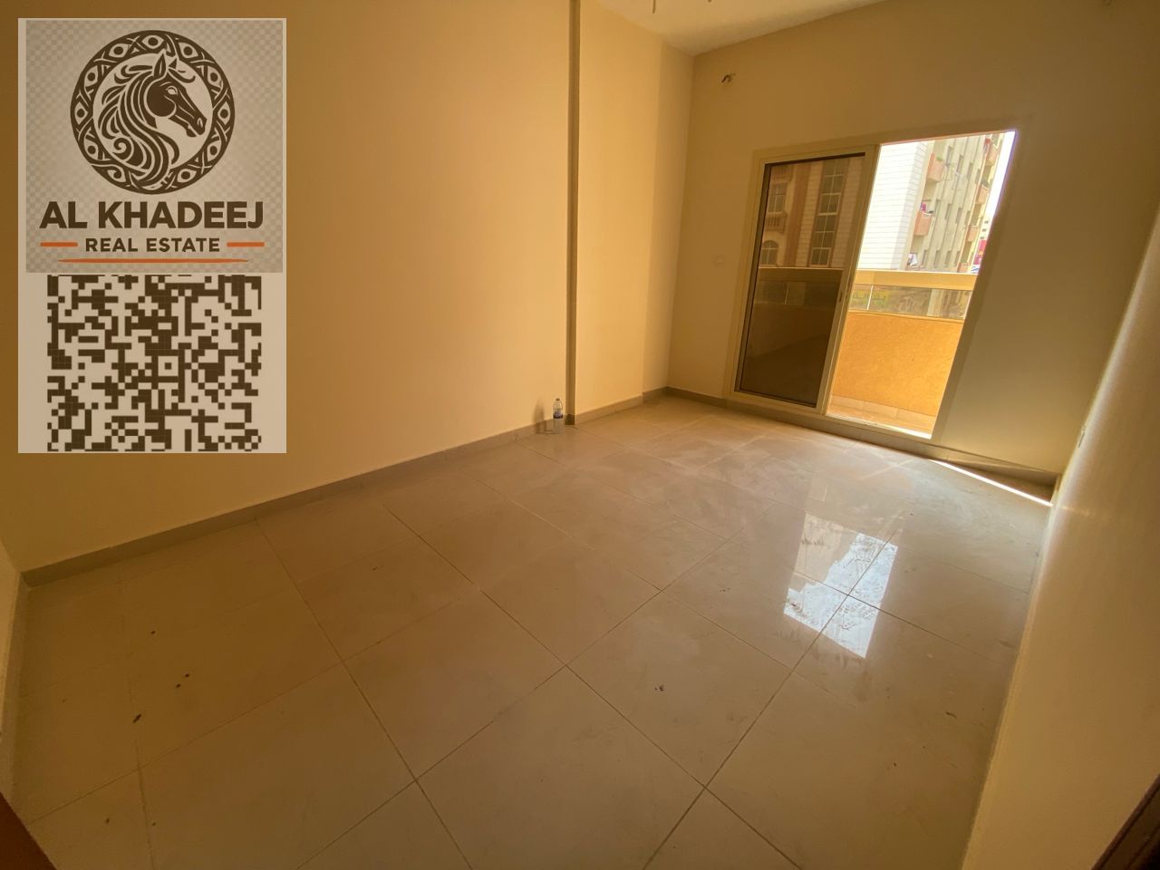 For rent: 2-bedroom apartment in Al Rashidiya 3, Ajman, on Al Muroor Street, with hall, balcony, 2 bathrooms, AED 35,000 yearly, 4 payments,