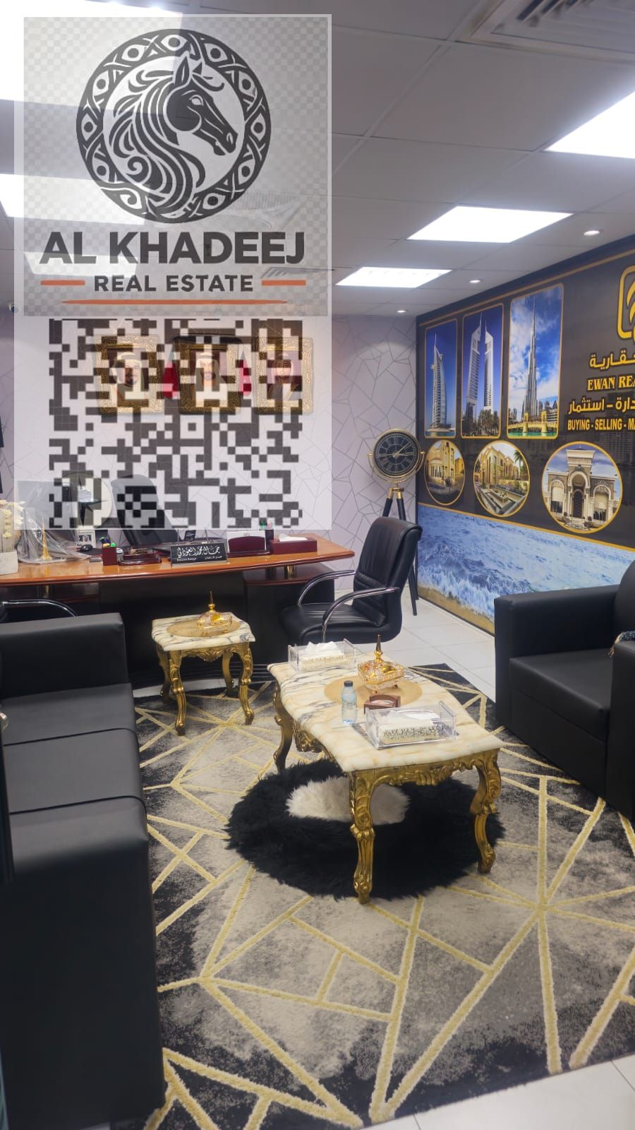 Luxurious office for sale in Falcon Towers - Al Rashidiya 2 Specifications: Area: 1,170 square feet Fully furnished and equippe